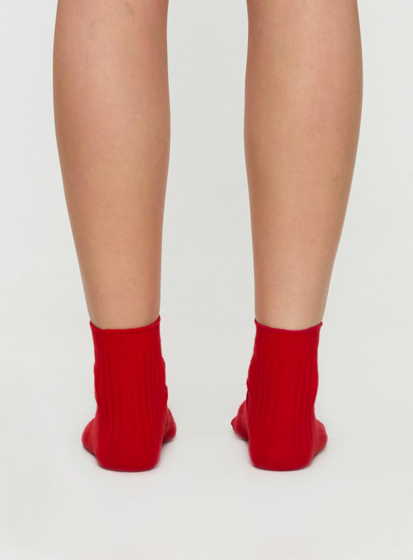 Sports Crew Ribbed Socks Red、mySite、solidvoid
