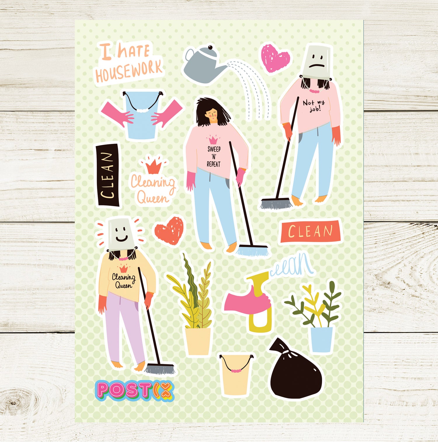  Not My Job Sticker Sheet、mySite、ghnorth