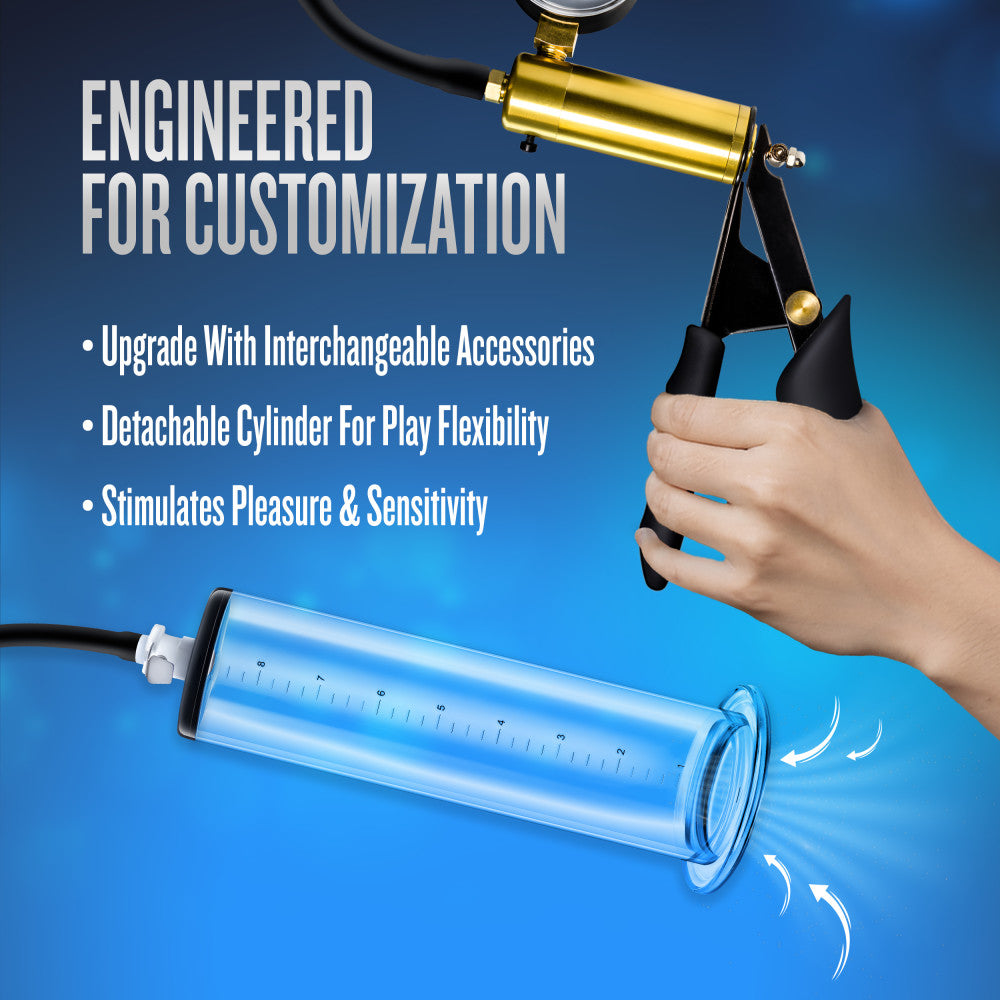 Performance By Blush® | VX6 Vacuum With Brass Pistol & Pressure Gauge Clear Pump、mySite、bottomscart