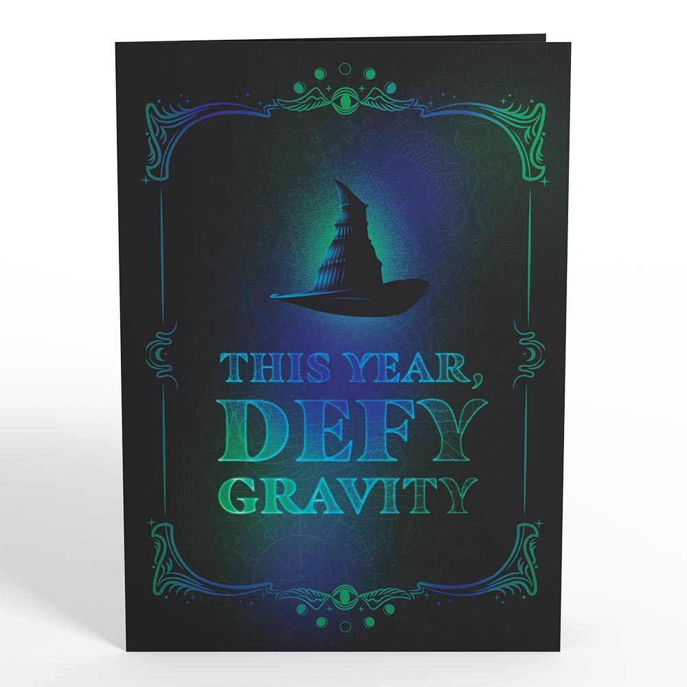 Wicked Defy Gravity Birthday Pop-Up Card、mySite、solidvoid