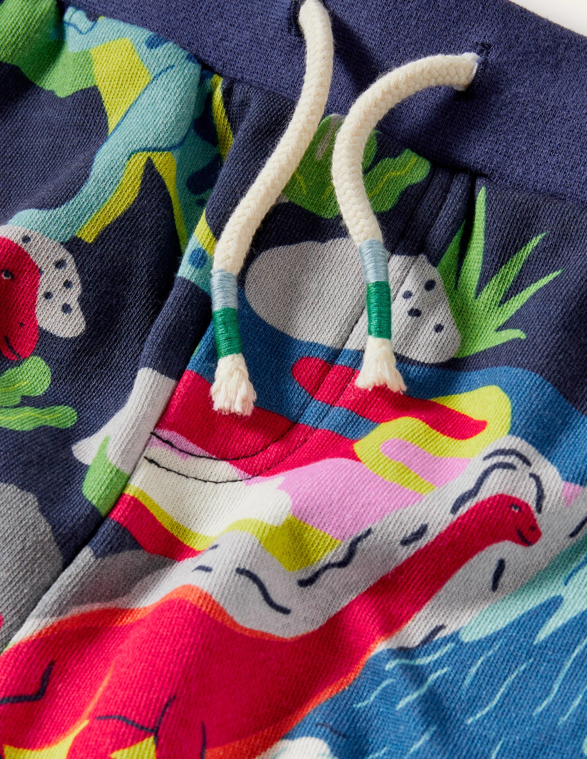  Printed Sweatshorts-Starboard Blue Dino Sunset、mySite、ashleygrahame
