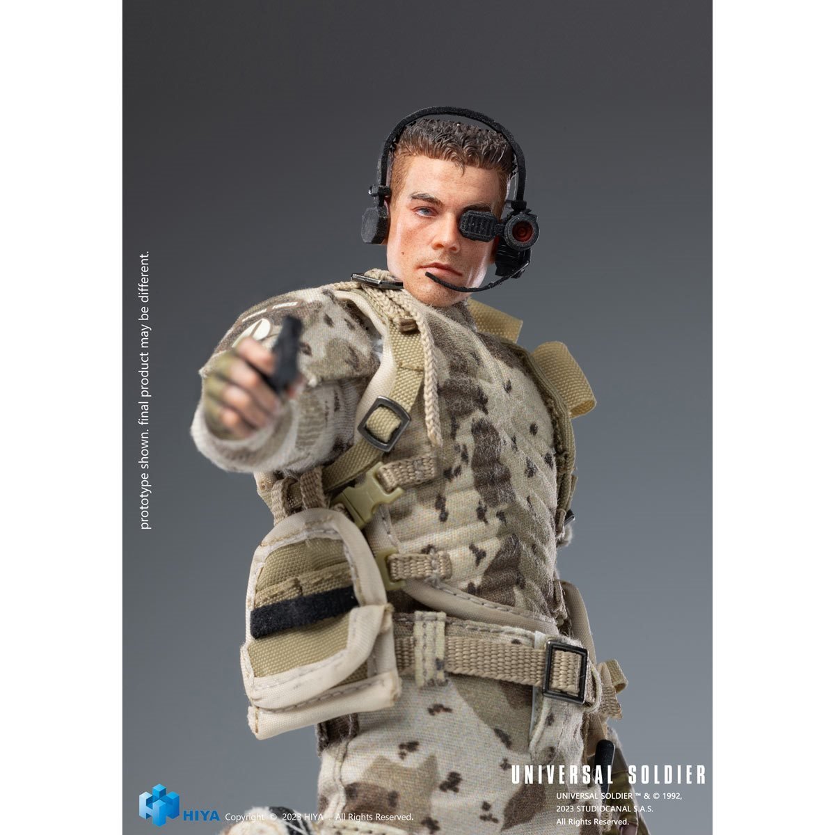 Hiya Universal Soldier Exquisite Super Series Previews Exclusive Luc Deveraux (1:12)、mySite、hgirdovlk