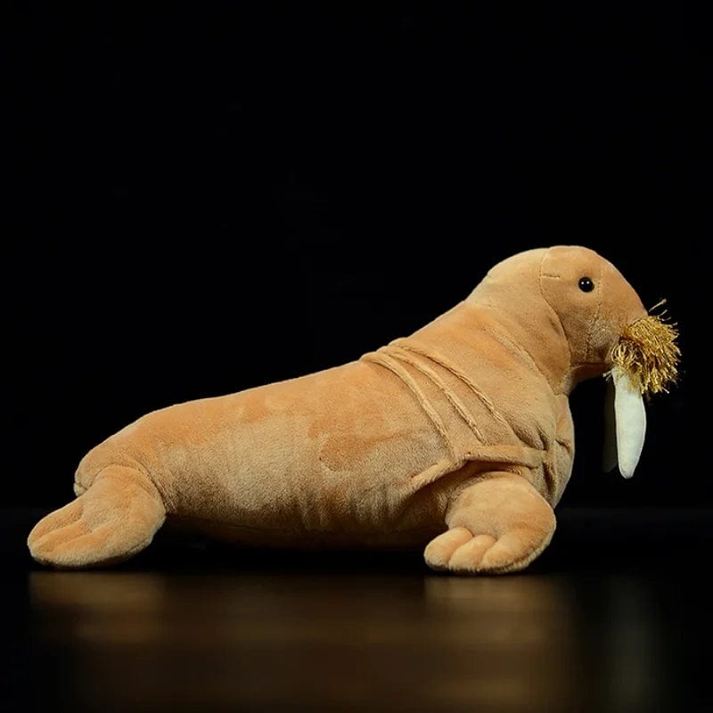 Plush Realistic Walrus with Mustache and Tusks!、mySite、g9winljtr