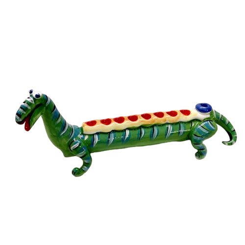  Ceramic Dinosaur Hanukkah Menorah、mySite、elrpsem3k