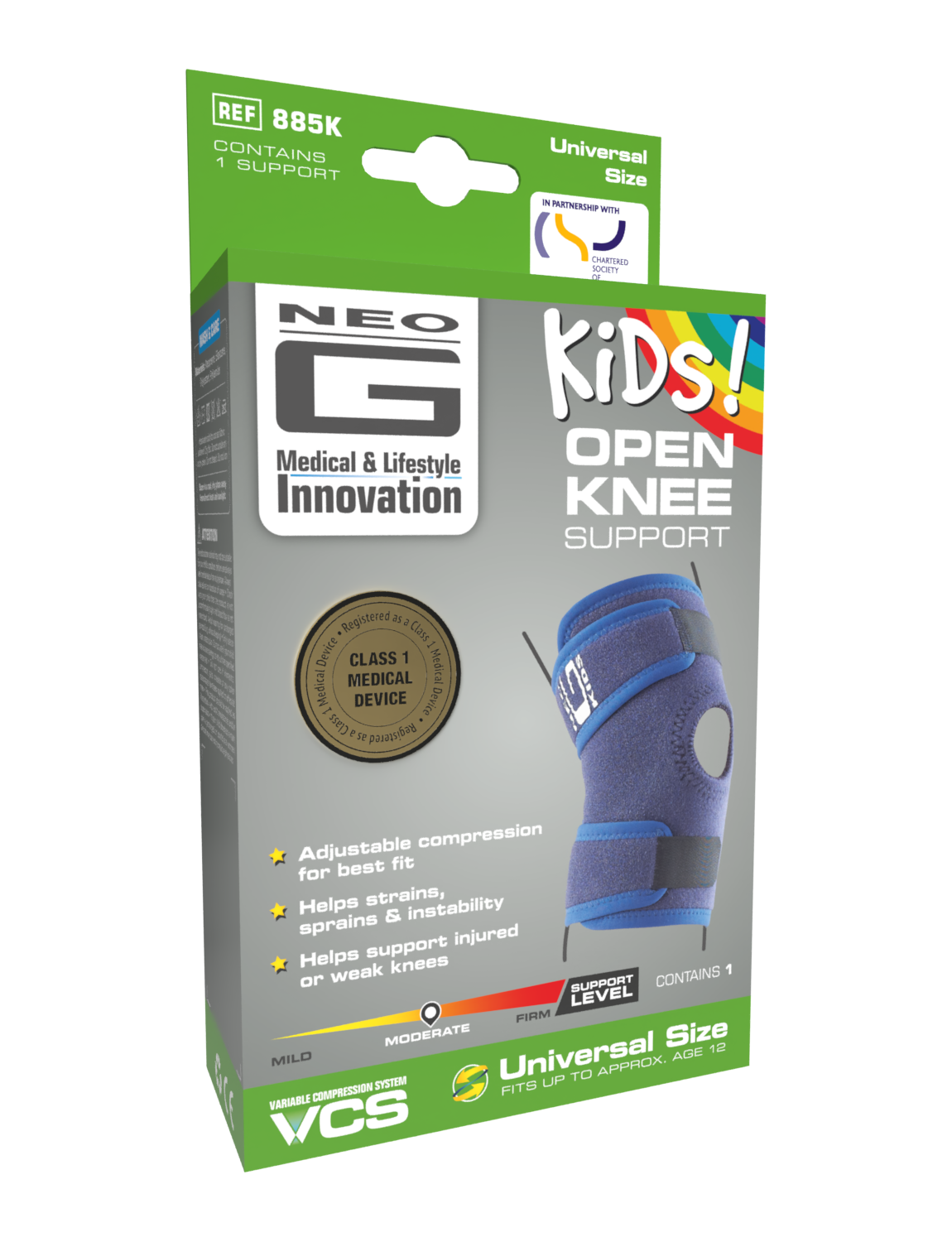  Kids Open Knee Support、mySite、preschool7hills
