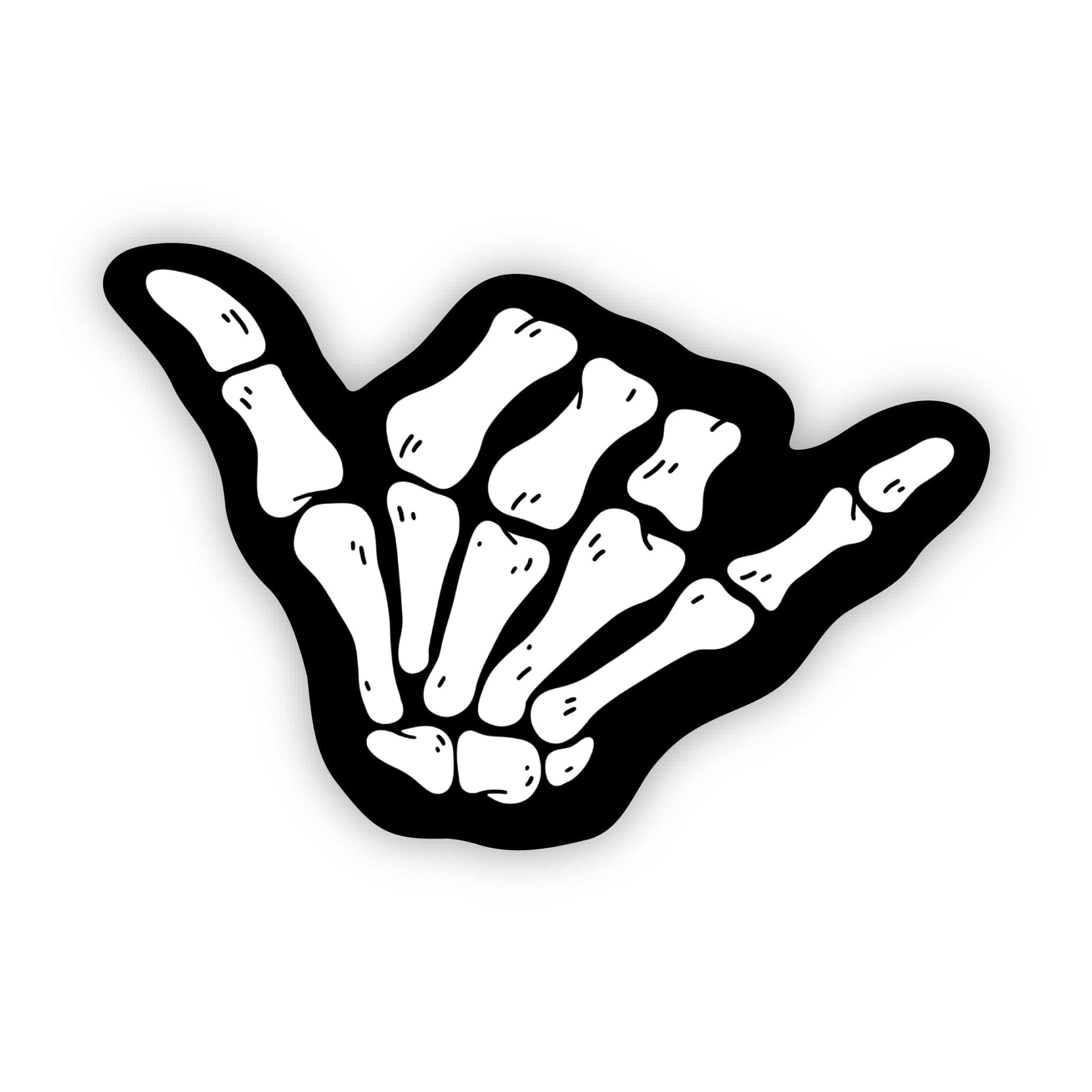  Shaka Skeleton Hand - Hang Loose Sticker、mySite、elrpsem3k