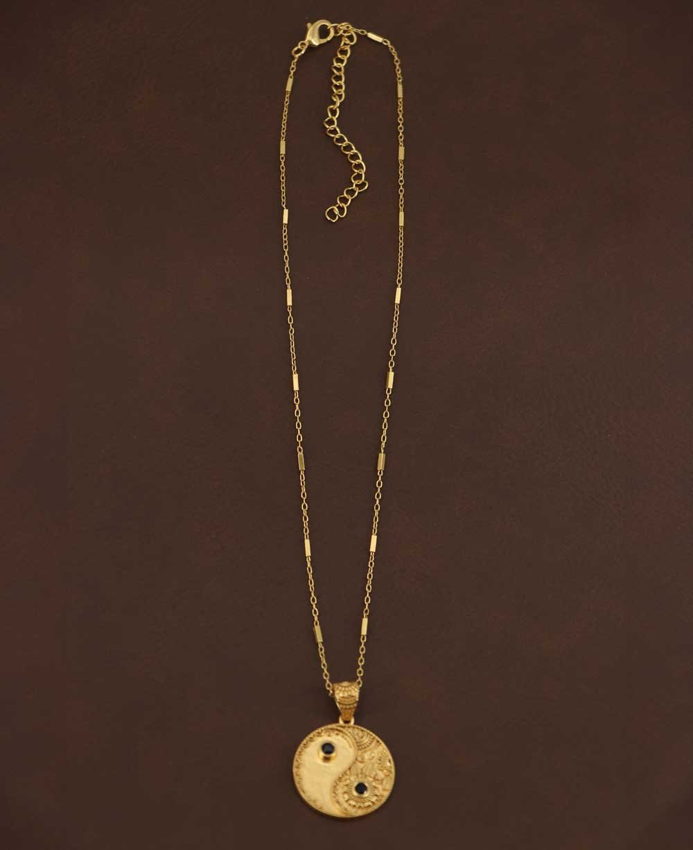 Yin Yang and Black Onyx Necklace、mySite、topwebapps