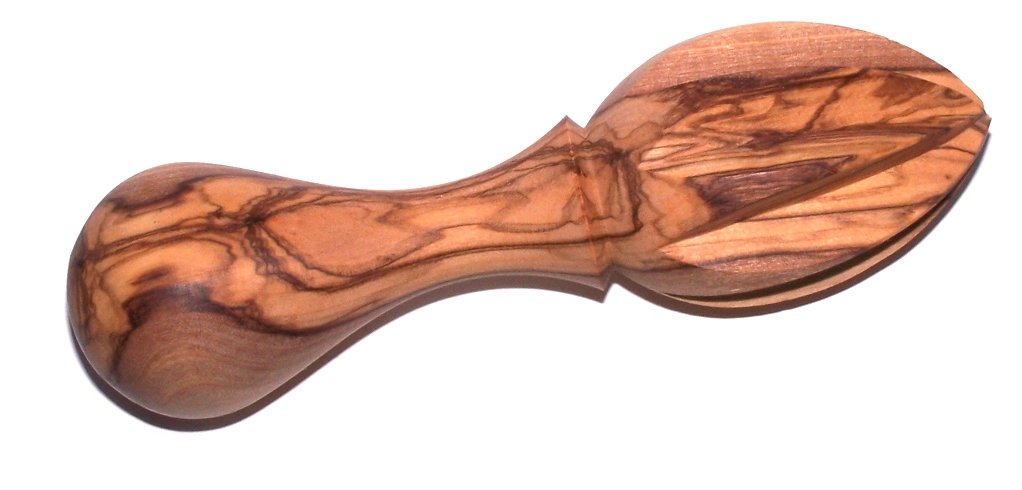  Lemon Juicer/Citrus Reamer carved in hard olive wood from Bethlehem (5.5 Inches) - Asfour Outlet Trademark、mySite、elrpsem3k