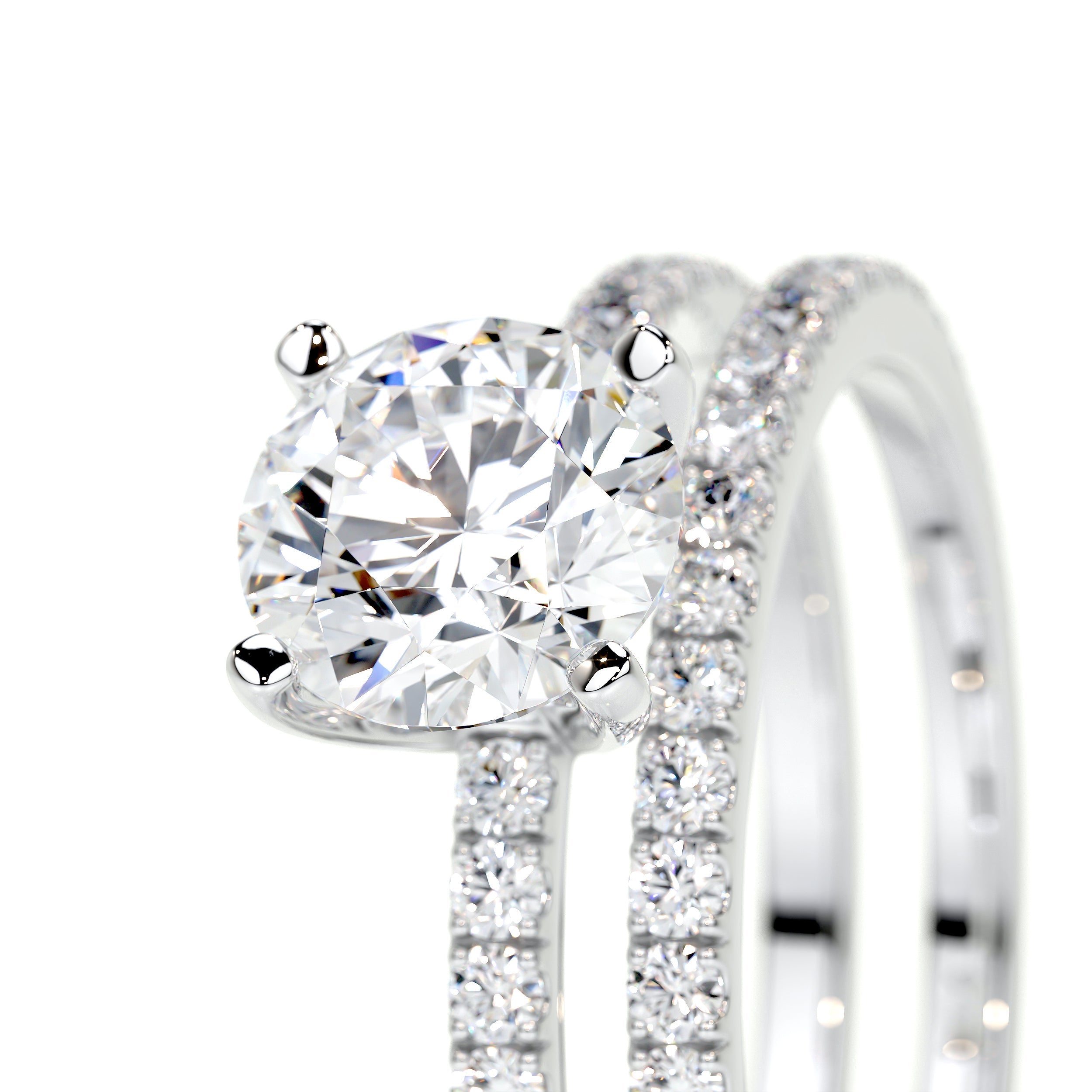 Stephanie Lab Grown Diamond Bridal Set -Platinum、mySite、hinf8tx79
