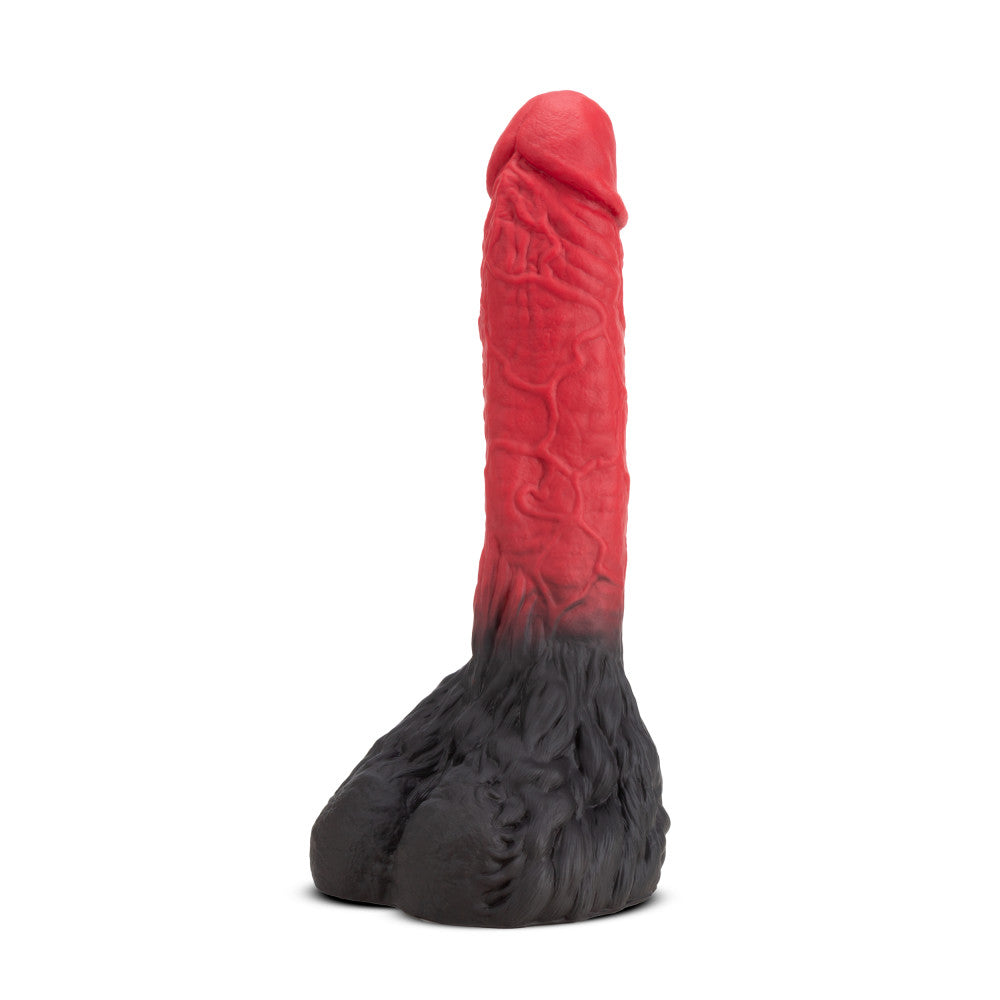 The Realm By Blush® | Lycan Red 10.5-Inch Long Dildo With Lock On Base、mySite、bottomscart