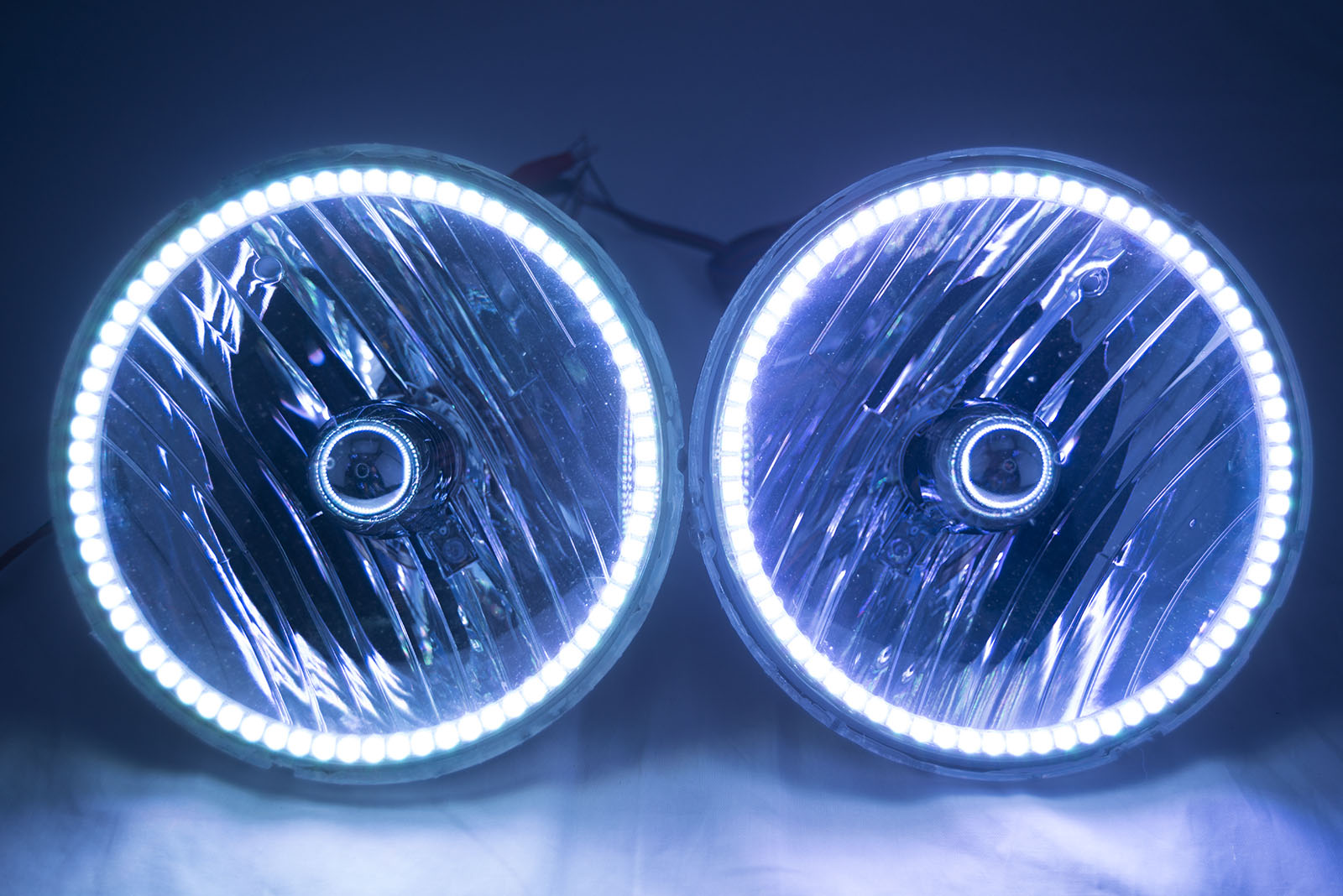 2007-16 Jeep Wrangler JK Headlights - ORACLE ColorSHIFT RGB Halo Kit + 1.0 Remote、mySite、nflplayoffbracketp