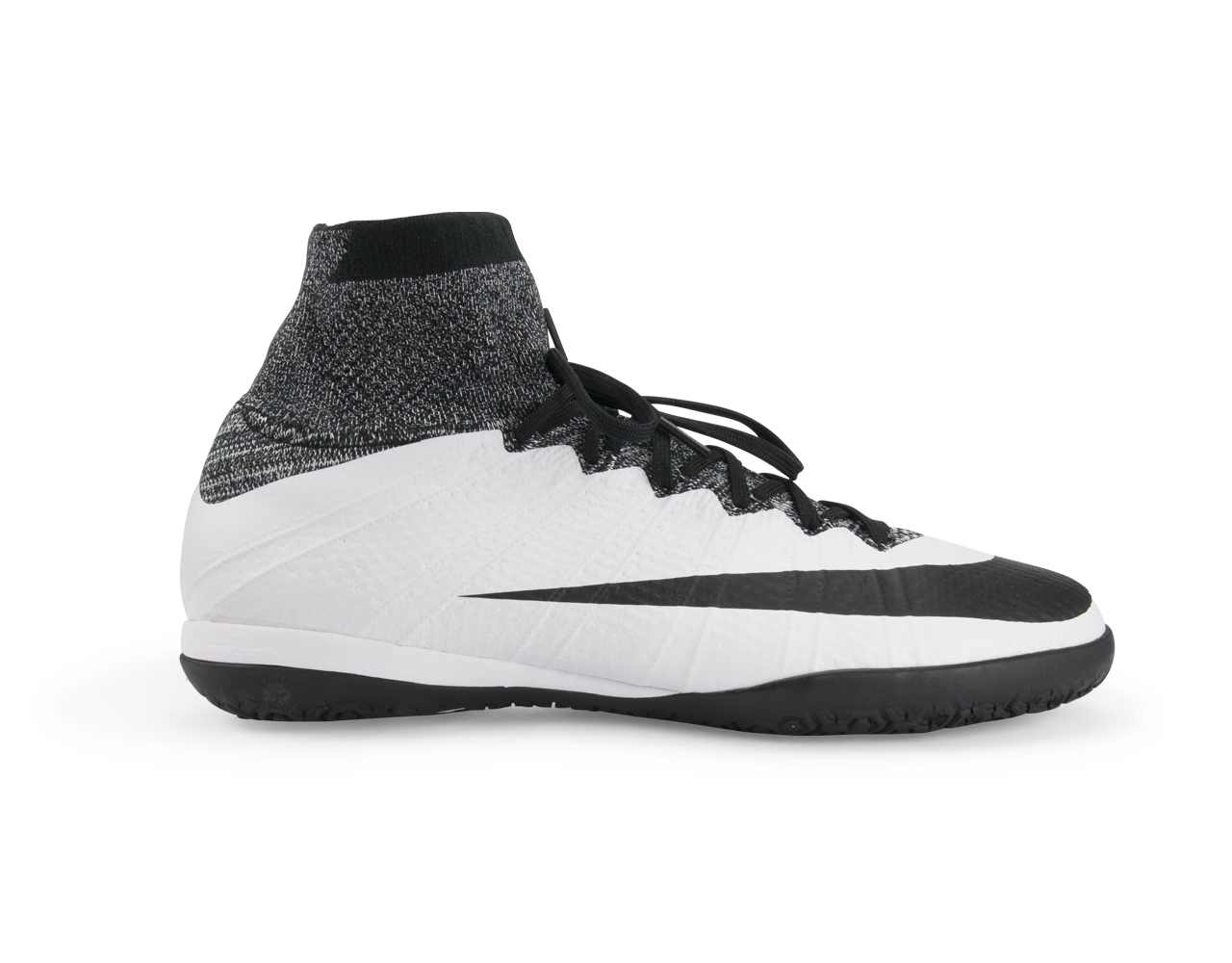 Nike Men's MercurialX Proximo Indoor Soccer Shoes White/Black、mySite、bottomscart
