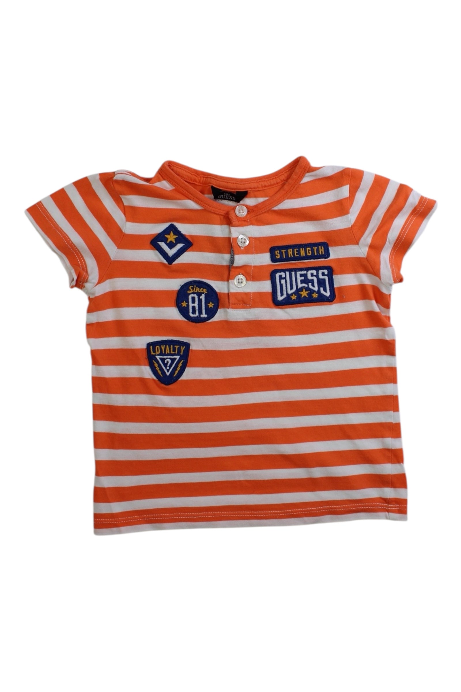 Guess Short Sleeve Polo With Patches - 12-18M、mySite、g9winljtr