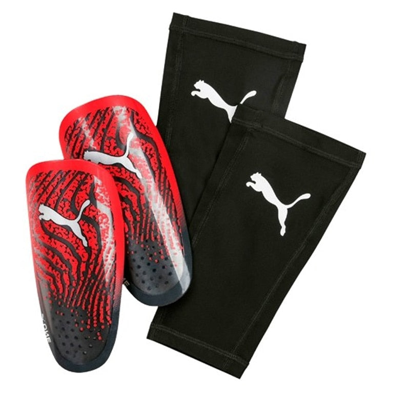 PUMA One 17.3 Slip Shin Guards Red Blast/Black、mySite、noshort