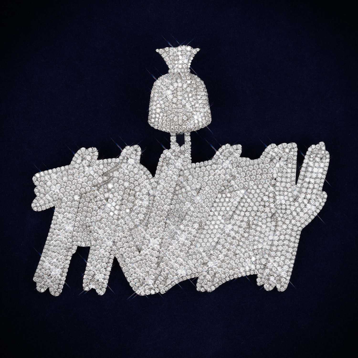 TRIZZY Custom Moissanite Pendant 14K Gold、mySite、hinf8tx79