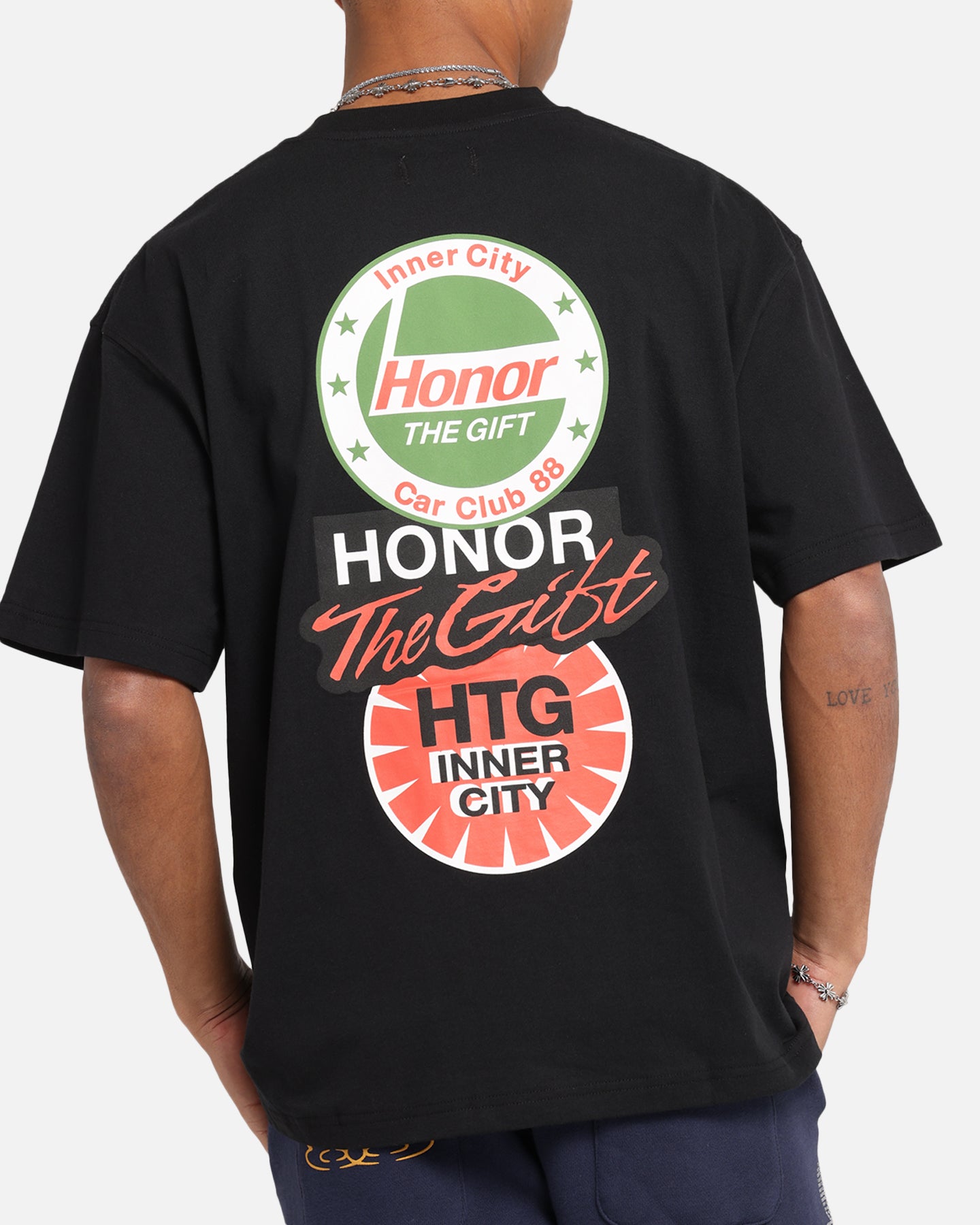 Honor The Gift Auto T-Shirt Black、mySite、zt4zffjzw