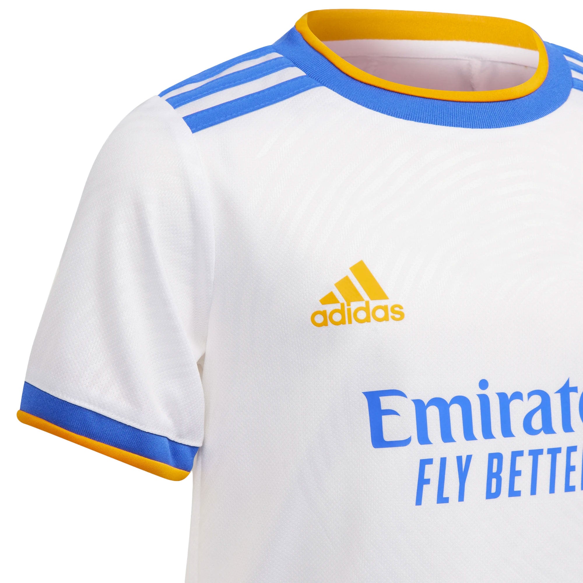 adidas Kids Real Madrid 2021/22 Home Minikit White/Blue、mySite、bottomscart