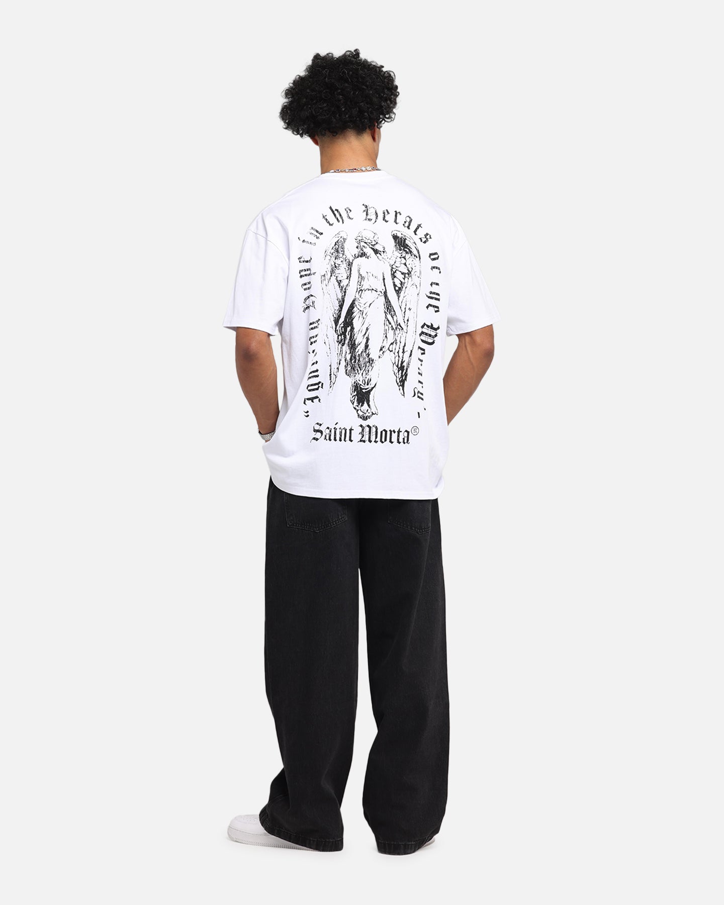 Saint Morta Weiry Hearts Boxy T-Shirt White、mySite、zt4zffjzw