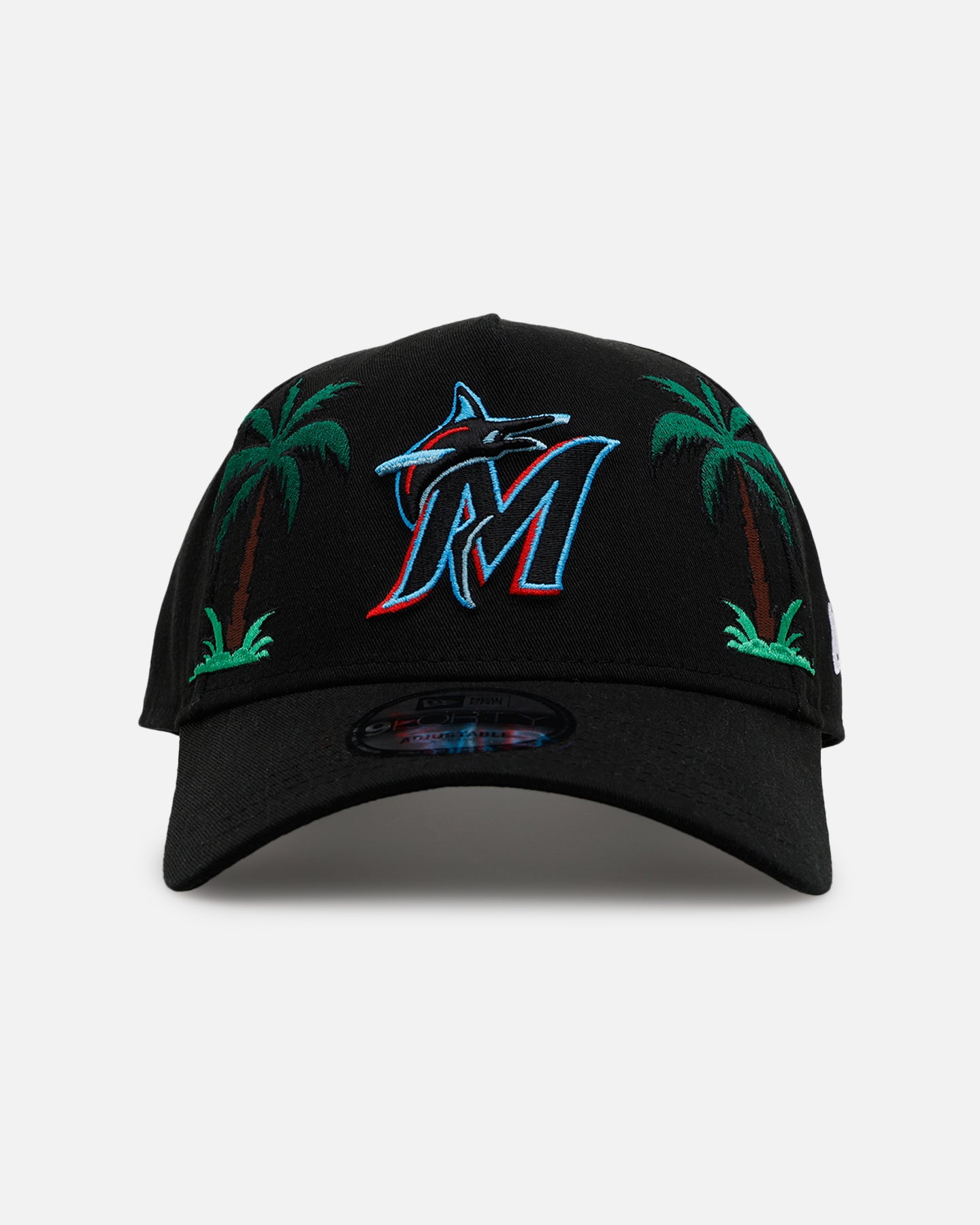 New Era Miami Marlins 'Palm Trees' 9FORTY A-Frame Snapback Official Team Color、mySite、zt4zffjzw