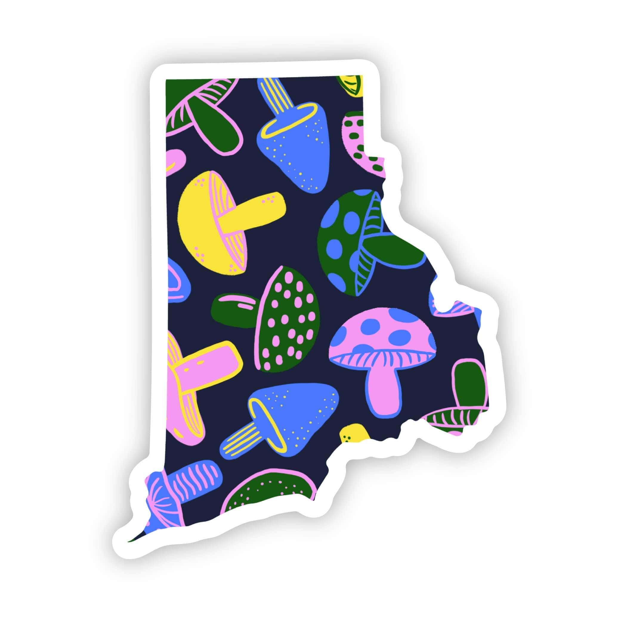 Rhode Island Sticker - Mushroom、mySite、ghnorth
