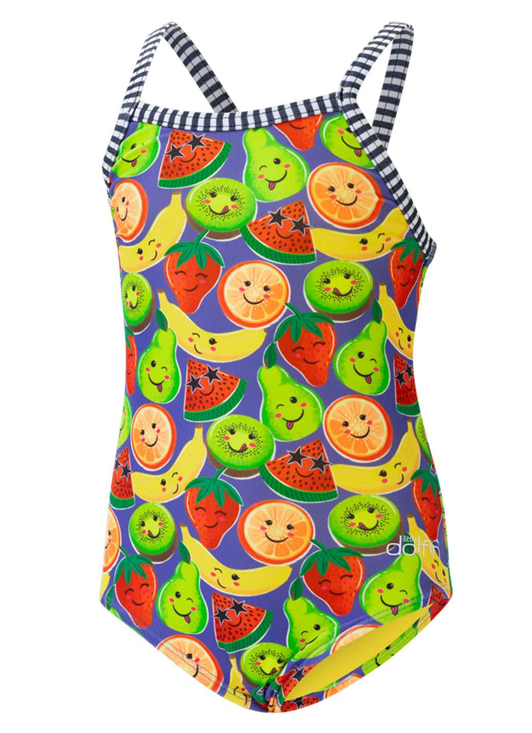 Dolfin Girls' Fruit Snack One Piece Swimsuit (Toddler, Little Kid)、mySite、noshort
