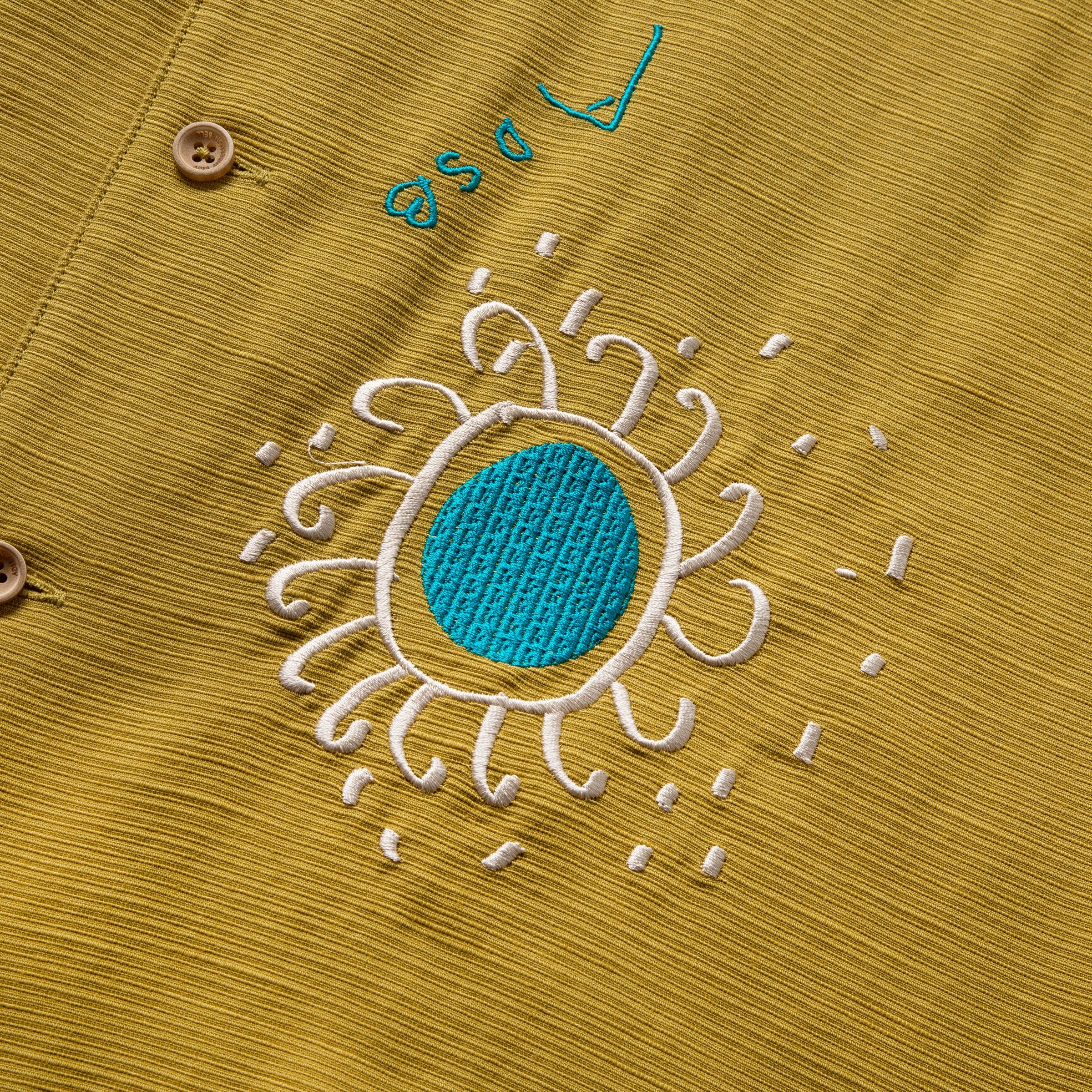 APRIL EMBROIDERY OPEN COLLAR SHIRT、mySite、zt4zffjzw