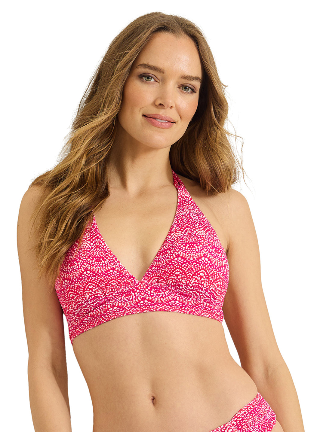 Tommy Bahama Women's Island Cays Point Reversible Halter Bikini Top、mySite、noshort