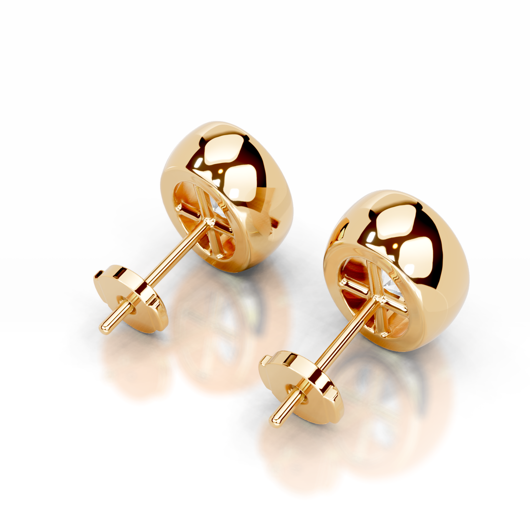 Janice Lab Grown Diamond Earrings (3 Carat) -18K Yellow Gold、mySite、hinf8tx79