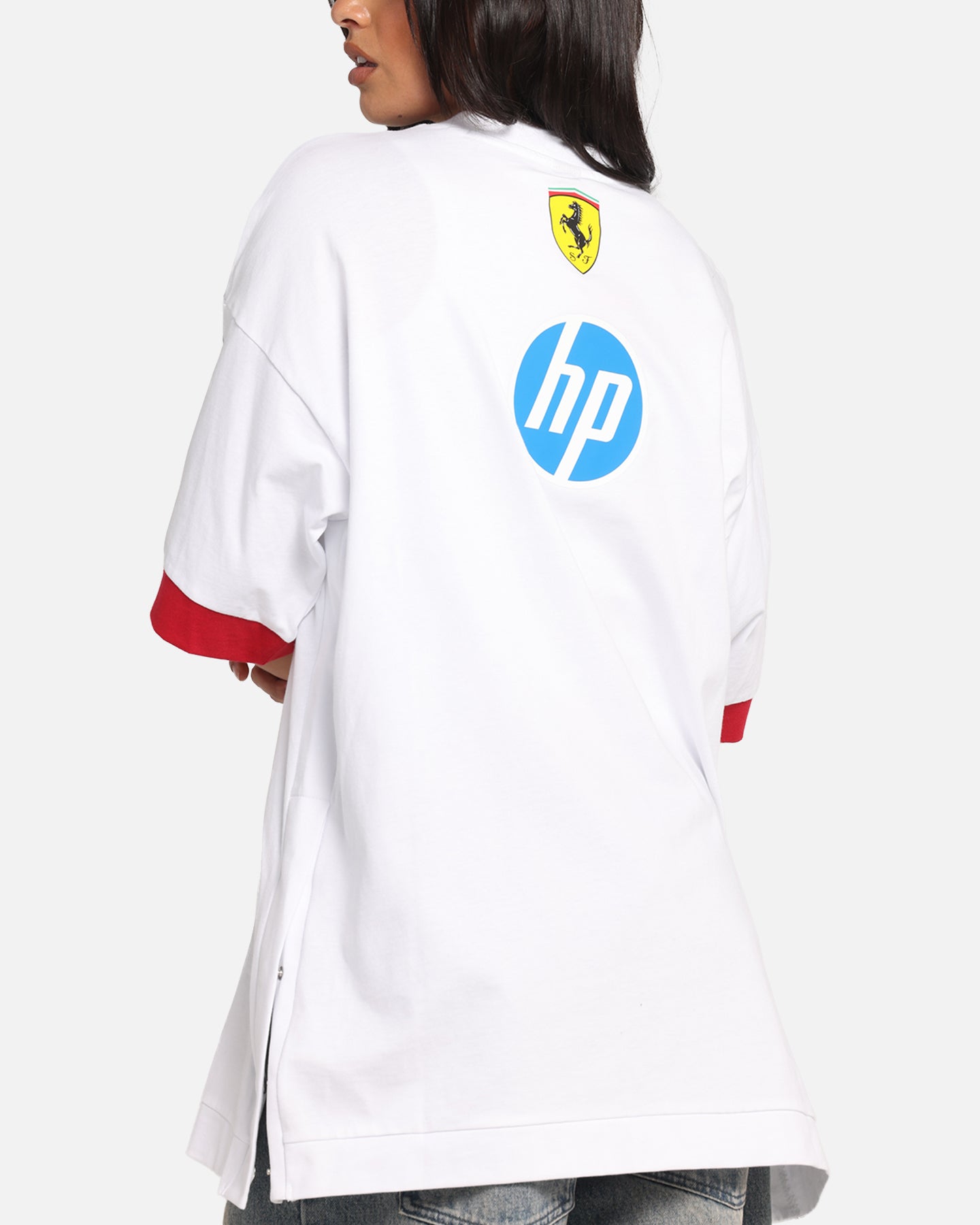 Puma X Scuderia Ferrari Drivers Oversized T-Shirt White、mySite、zt4zffjzw