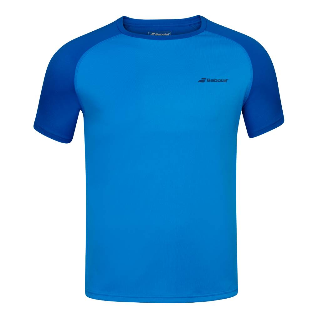 Babolat Men's Play Crew Neck Top (Blue)