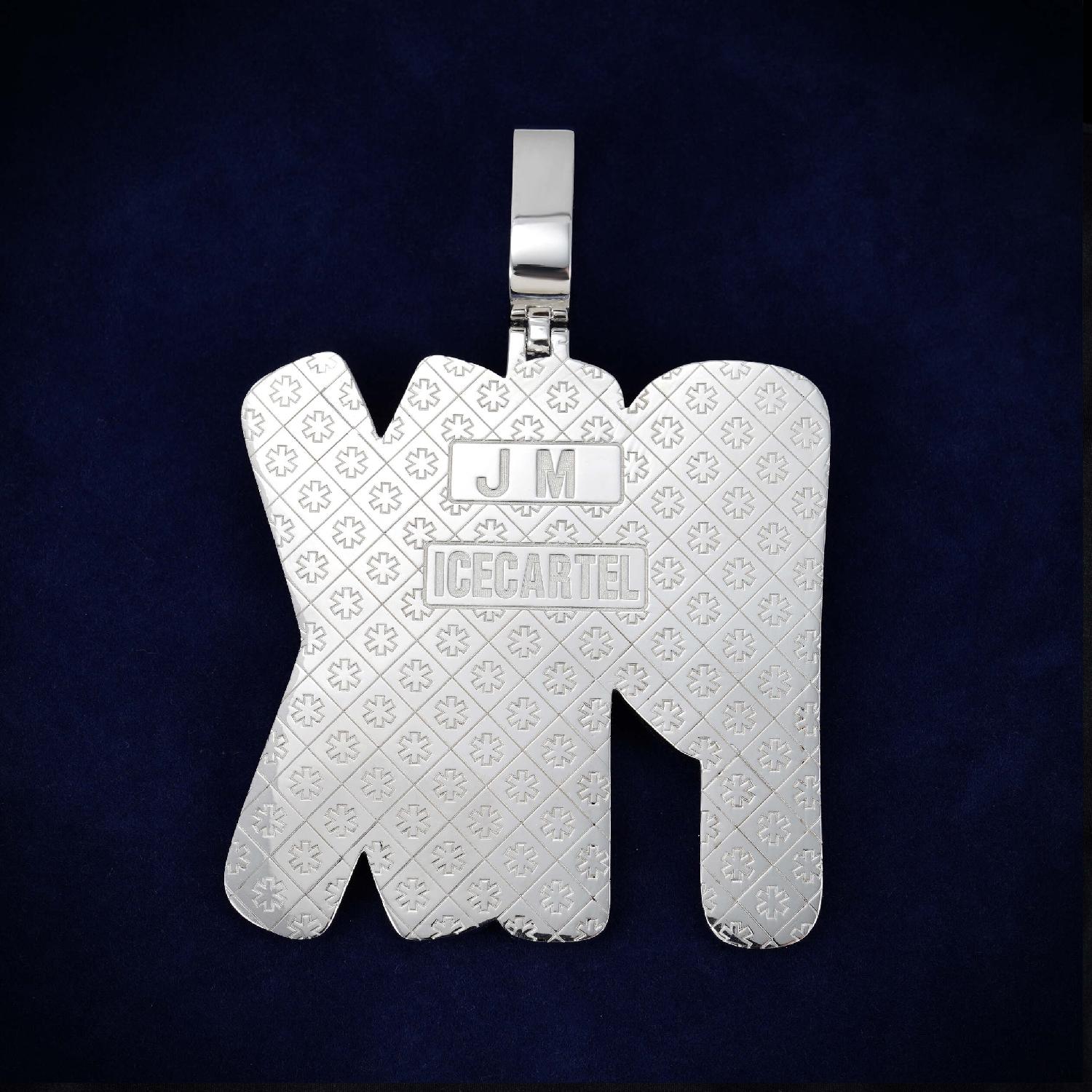 PIX Custom Moissanite Name Pendant 14K Gold、mySite、hinf8tx79