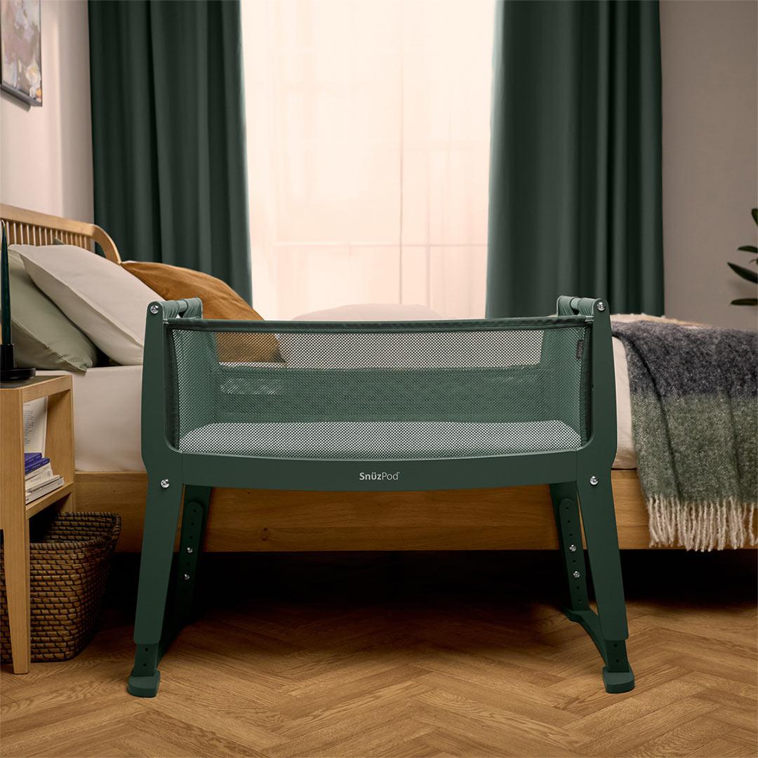  Snuz SnuzPod Studio Bedside Crib - Berlin Green、mySite、merchandisen