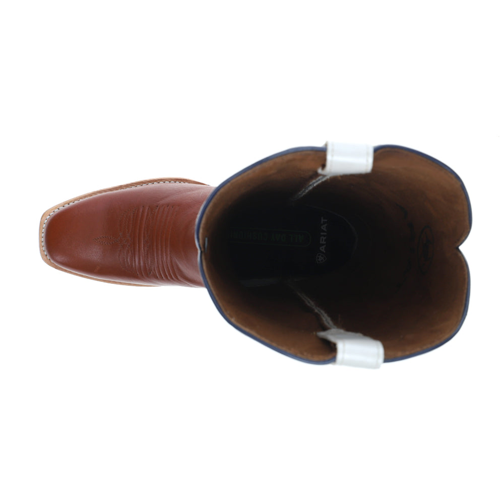 Futurity Blanche Embroidered Square Toe Pull On Cowboy Boots、mySite、gtrtttuynbv