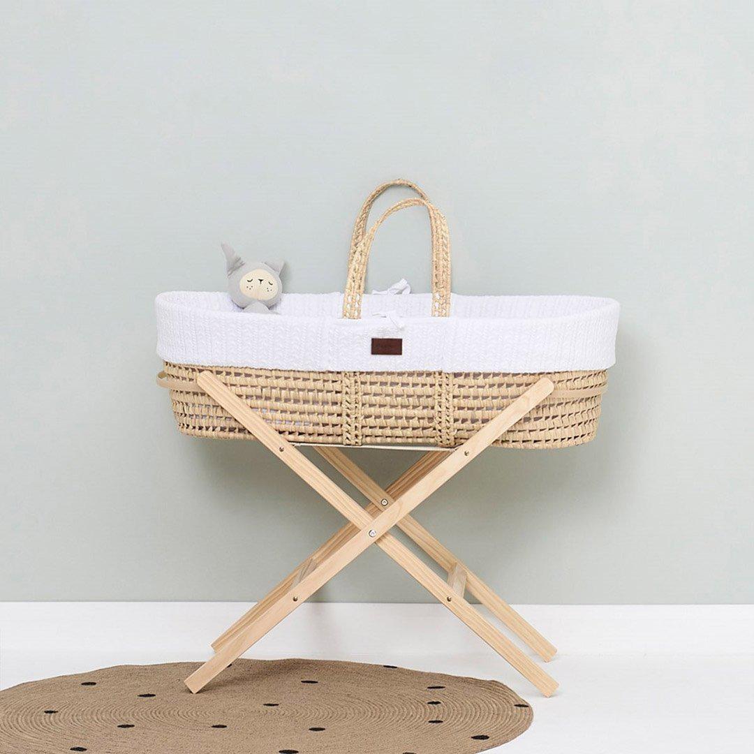  The Little Green Sheep Moses Basket Stand - Natural、mySite、merchandisen