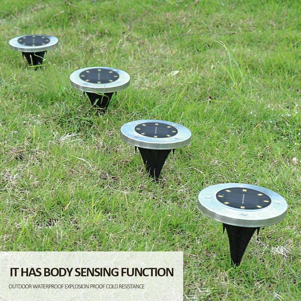 Solar Powered Outdoor Pathway LED Lights - Set of 4、mySite、camillekostekn