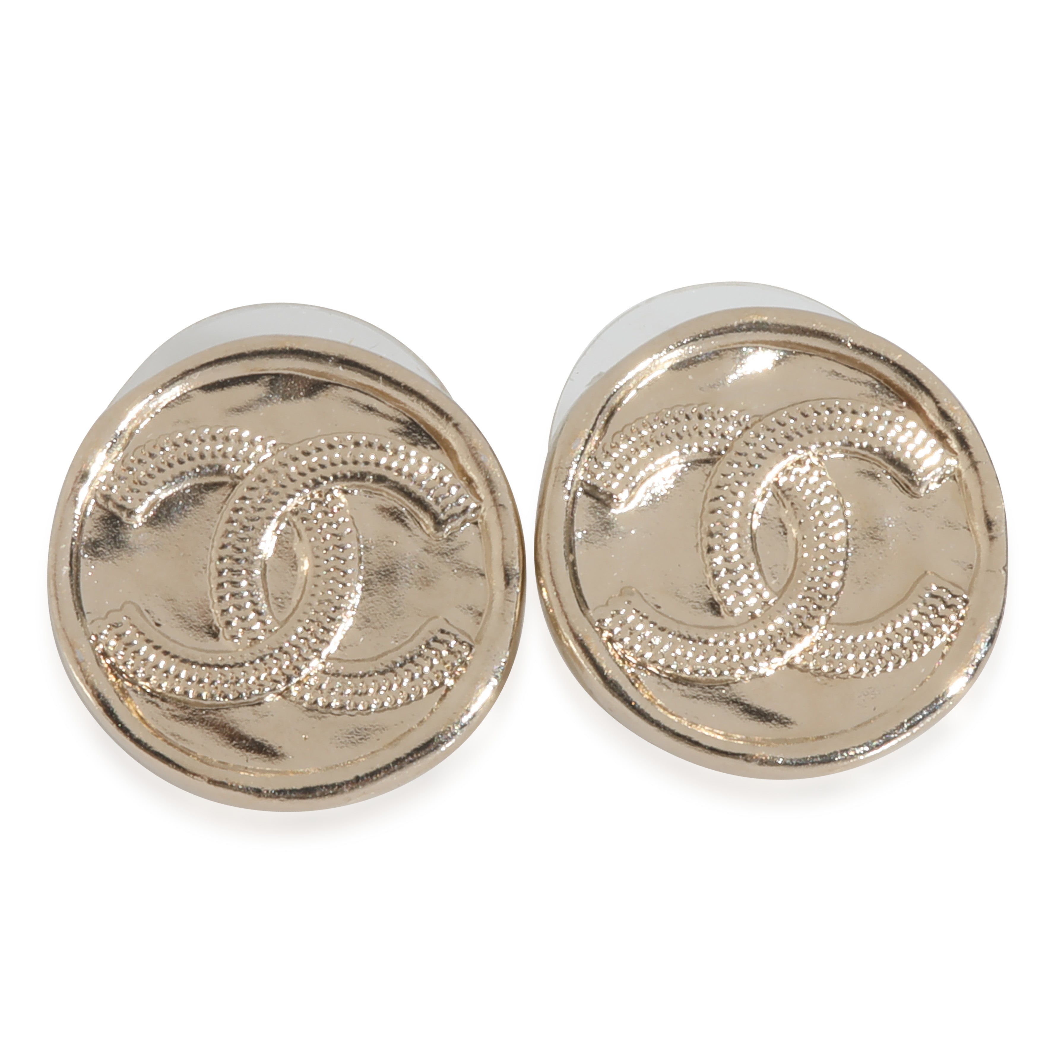 Gold-Plated 2022 CC Stud Earrings、mySite、garagedoors4me