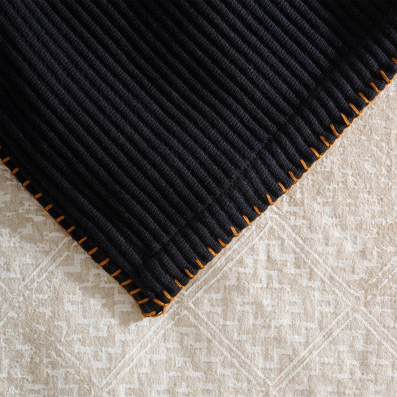 Cotton Bamboo Throw | Cord Rib | Pepper Whip | Cinnamon、mySite、camillekostekn