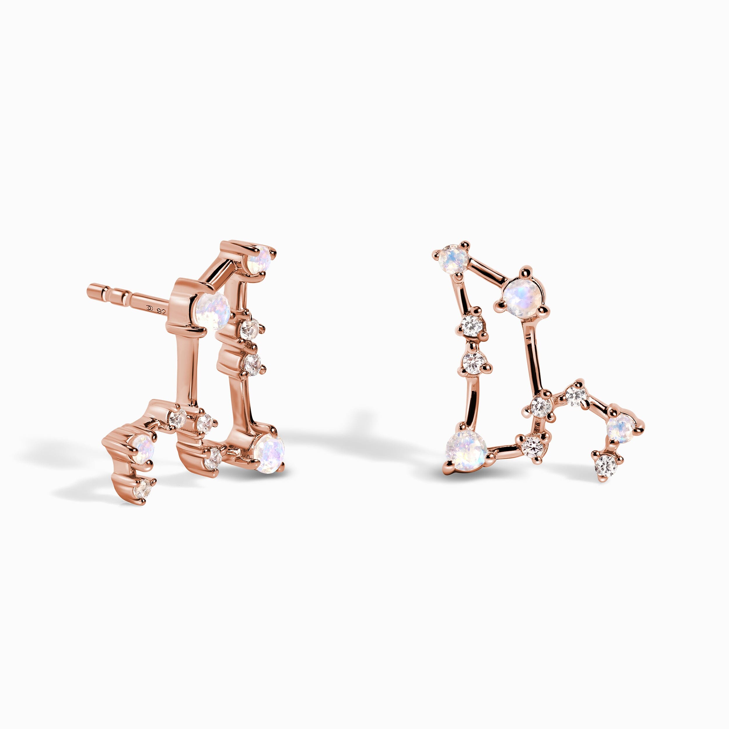 Moonstone Earrings - Leo Zodiac Constellation、mySite、hinf8tx79