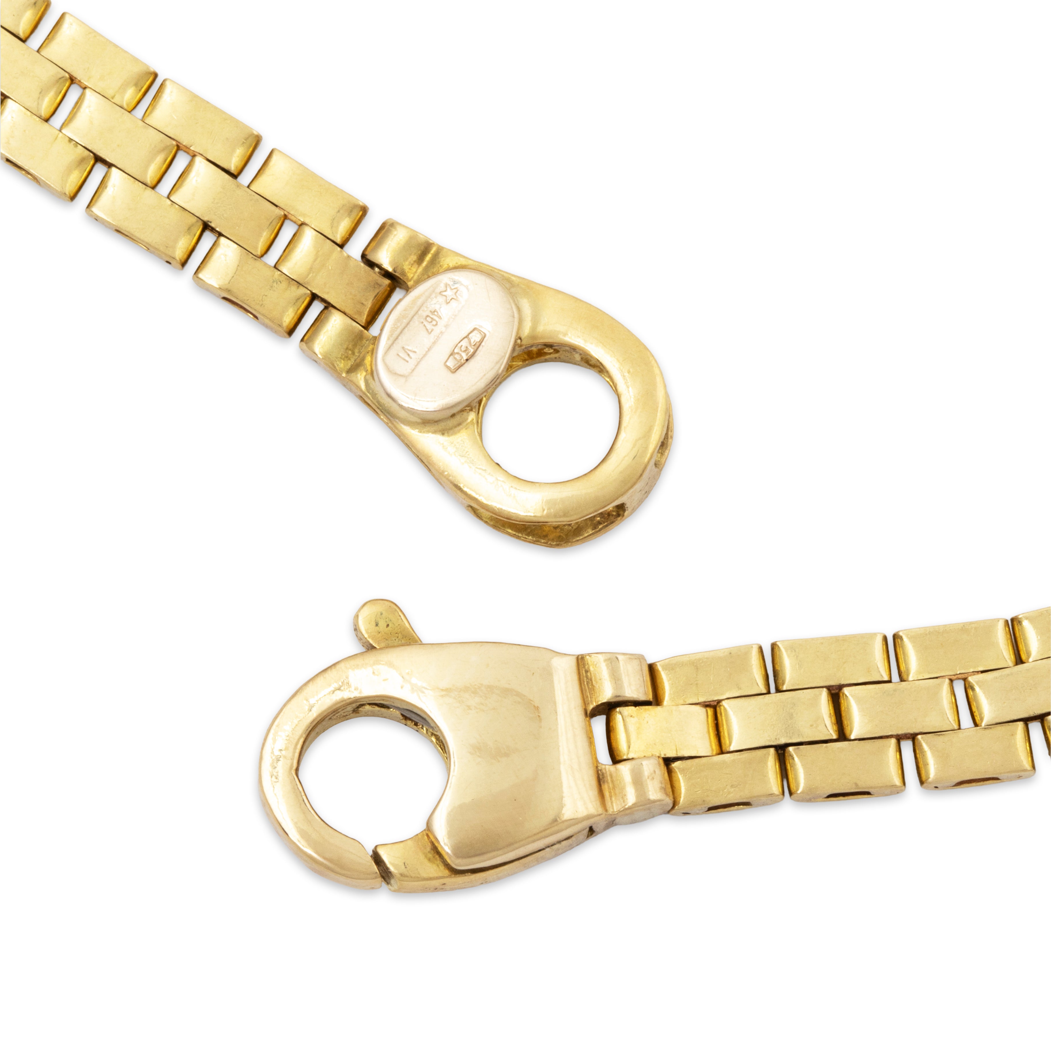 Vintage Outstanding 18k Yellow Gold Bismark Chain Necklace 16、mySite、hinf8tx79