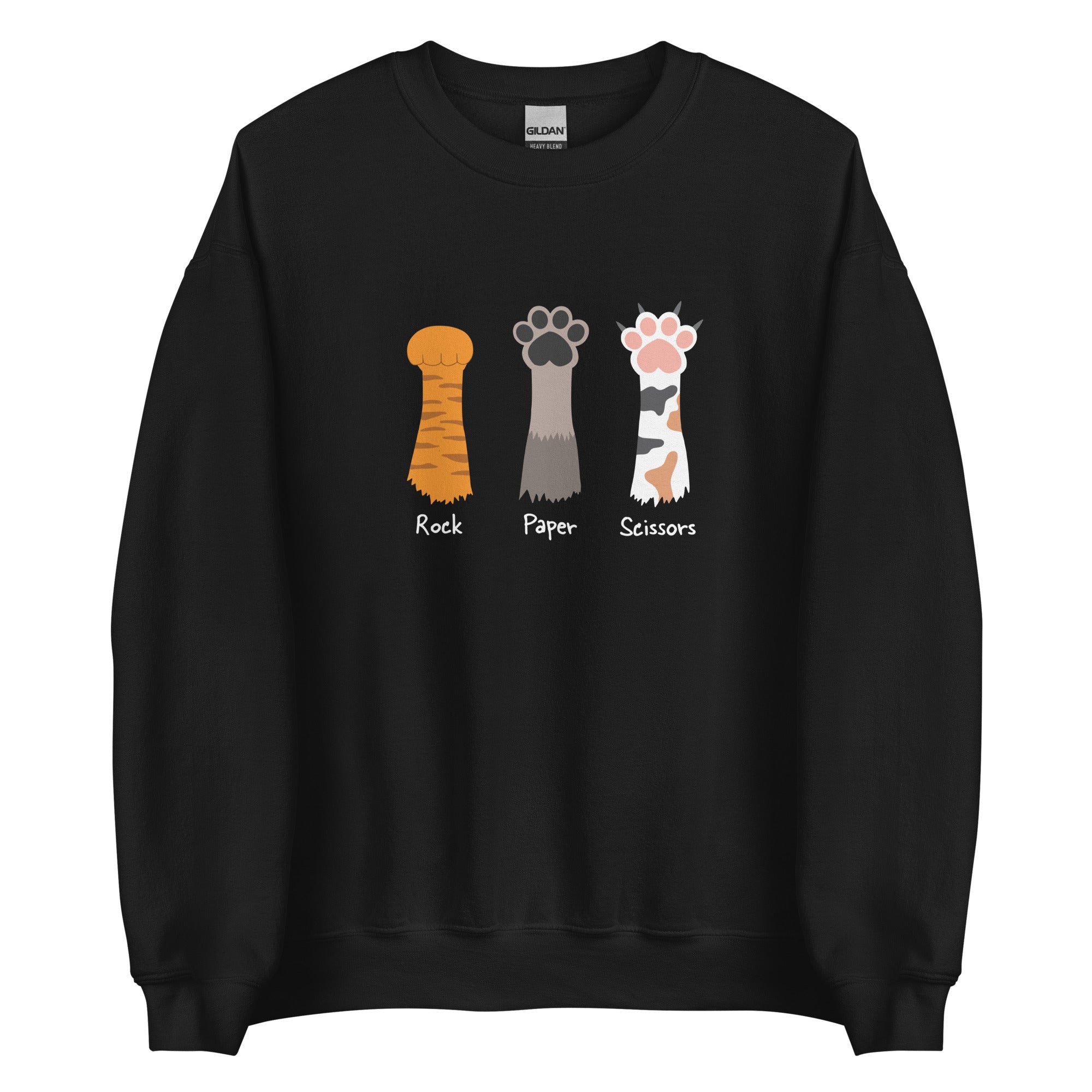 Rock Paper Scissors Crewneck Sweatshirt、mySite、camillekostekn