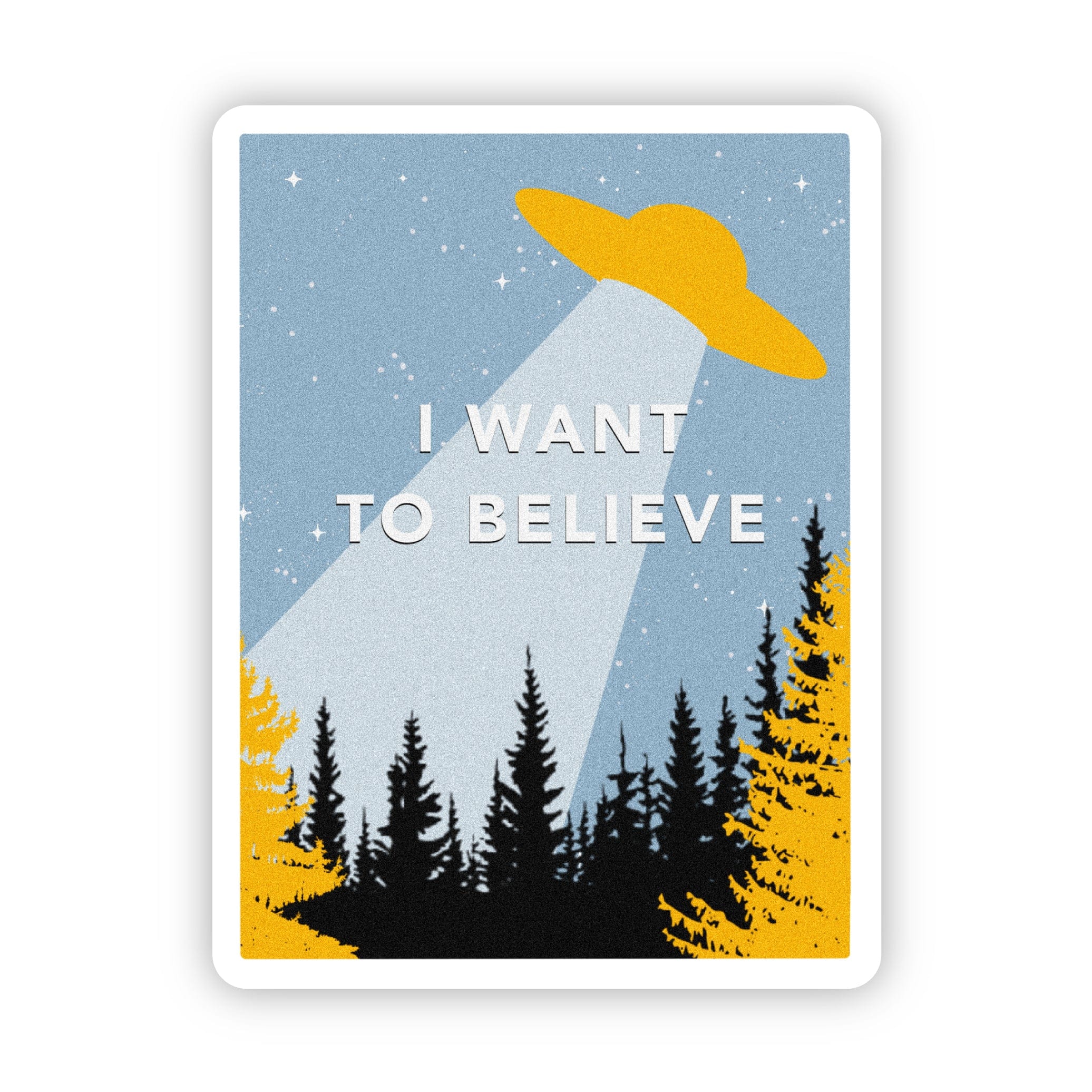  I Want To Believe Sticker、mySite、ghnorth