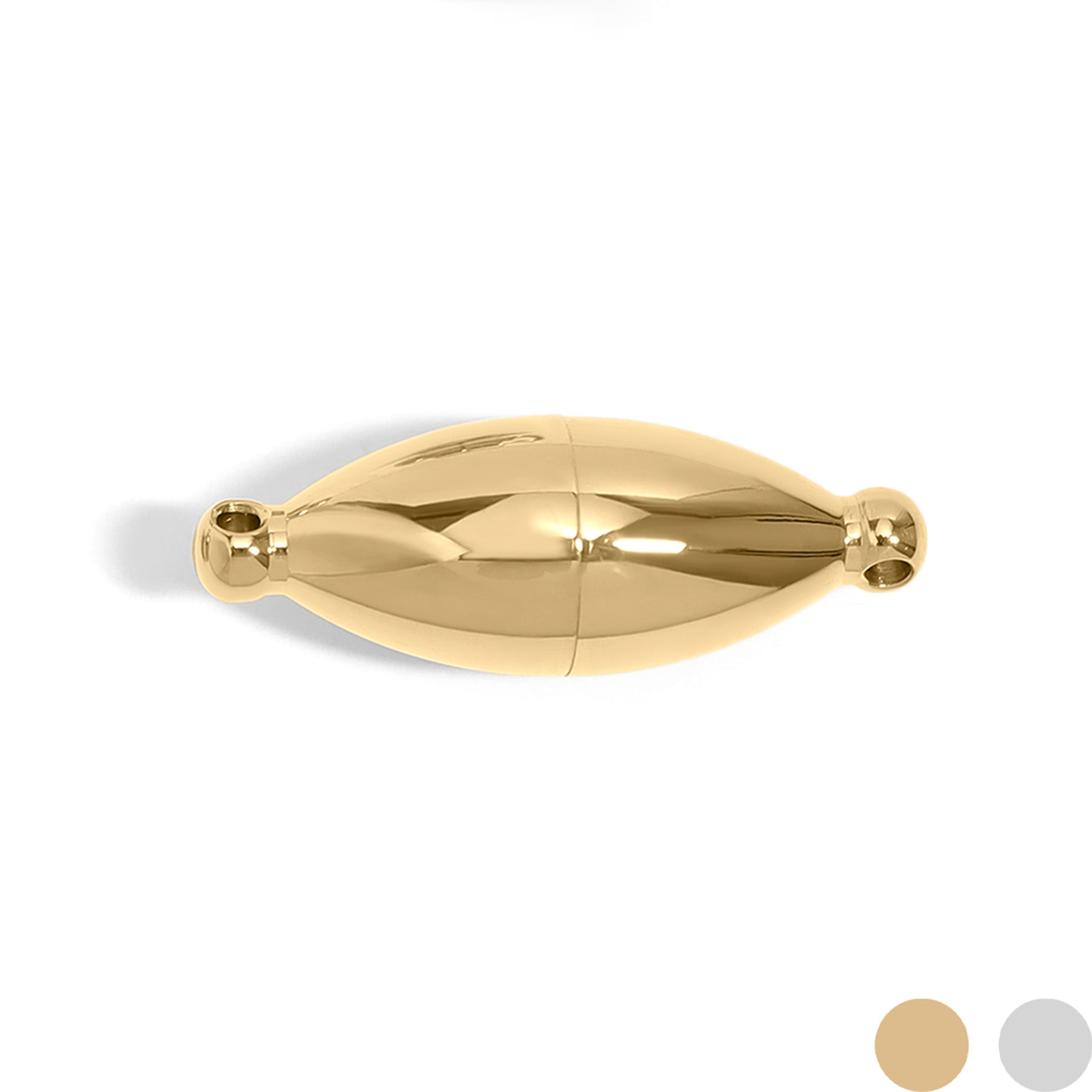 18K Gold PVD Stainless Steel Oval Magnetic Clasp / SBB0331、mySite、dreamappss