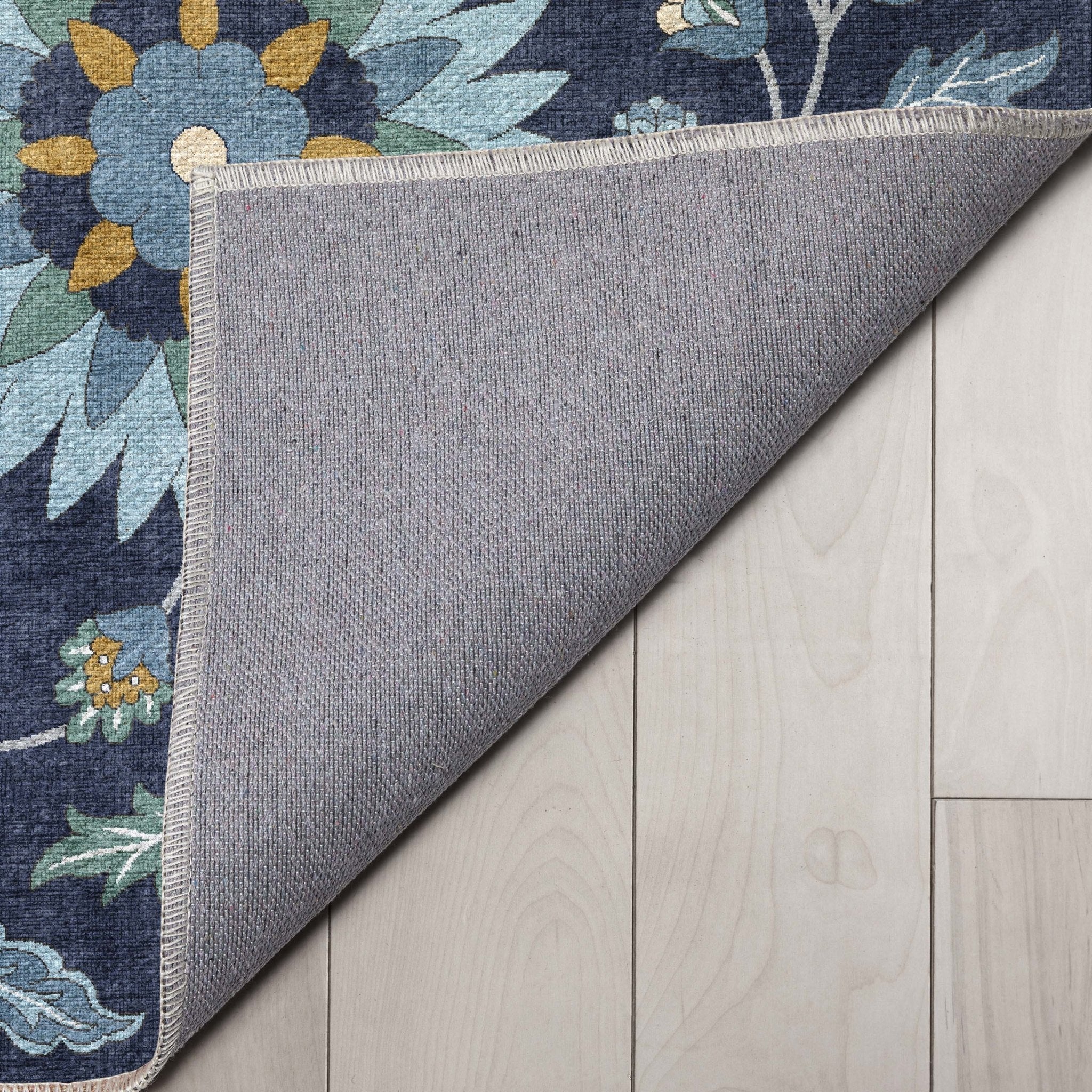 Charlotte Transitional Floral Flat-Weave Rug、mySite、gigharbornorthrealestate