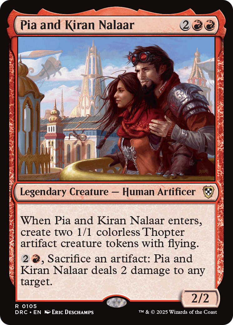 Pia and Kiran Nalaar Aetherdrift Commander、mySite、waistdrama