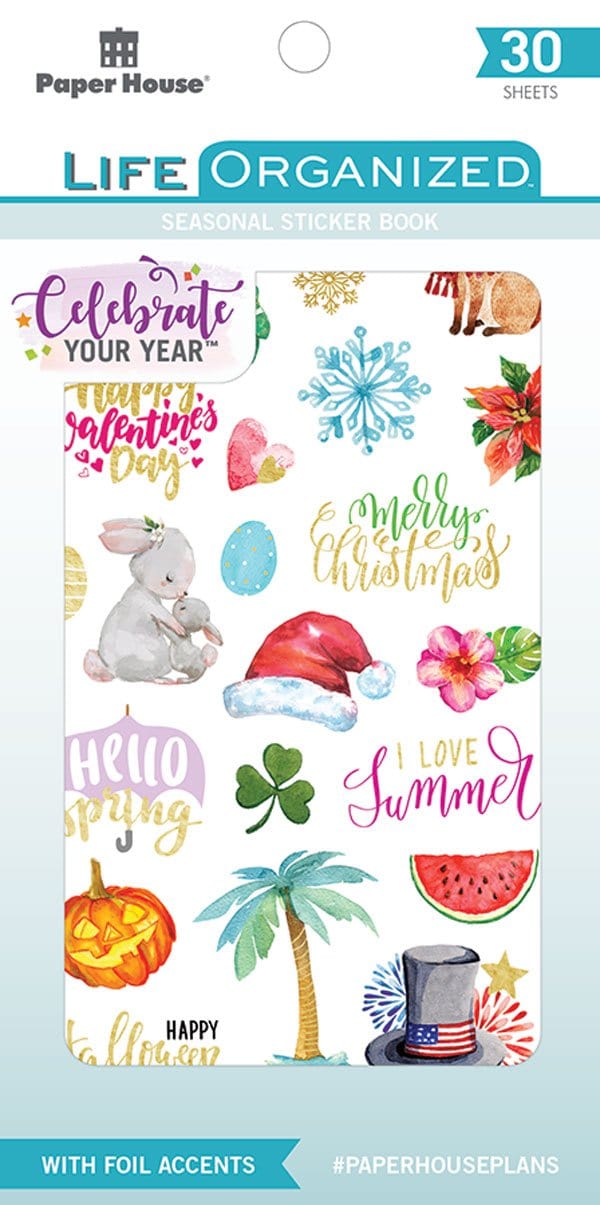  Planner Stickers Book - Seasonal、mySite、ghnorth