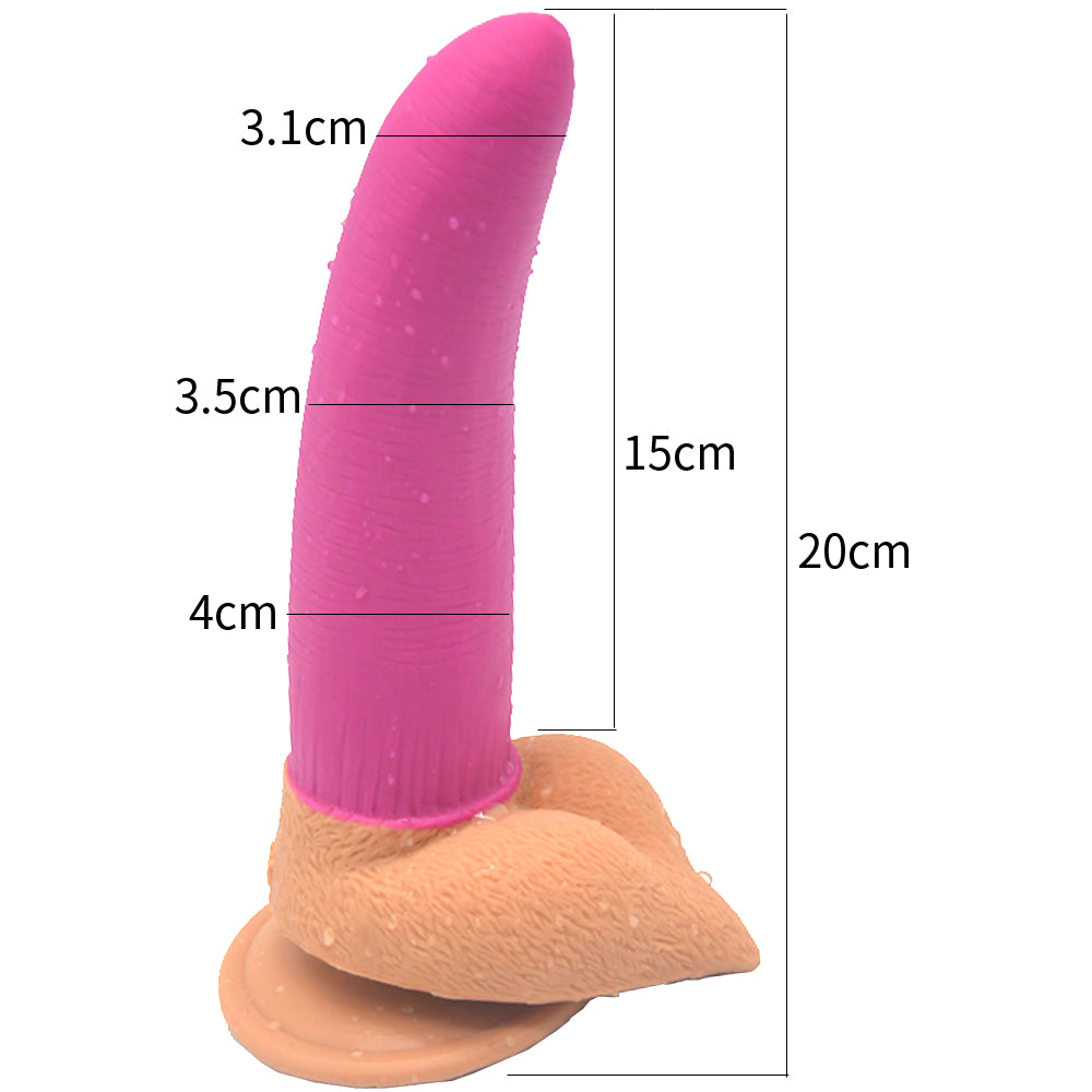 FAAK 2 Tone Dildo 7.8 | Premium Silicone | Suction Cup | Super Flexible Bend、mySite、bottomscart