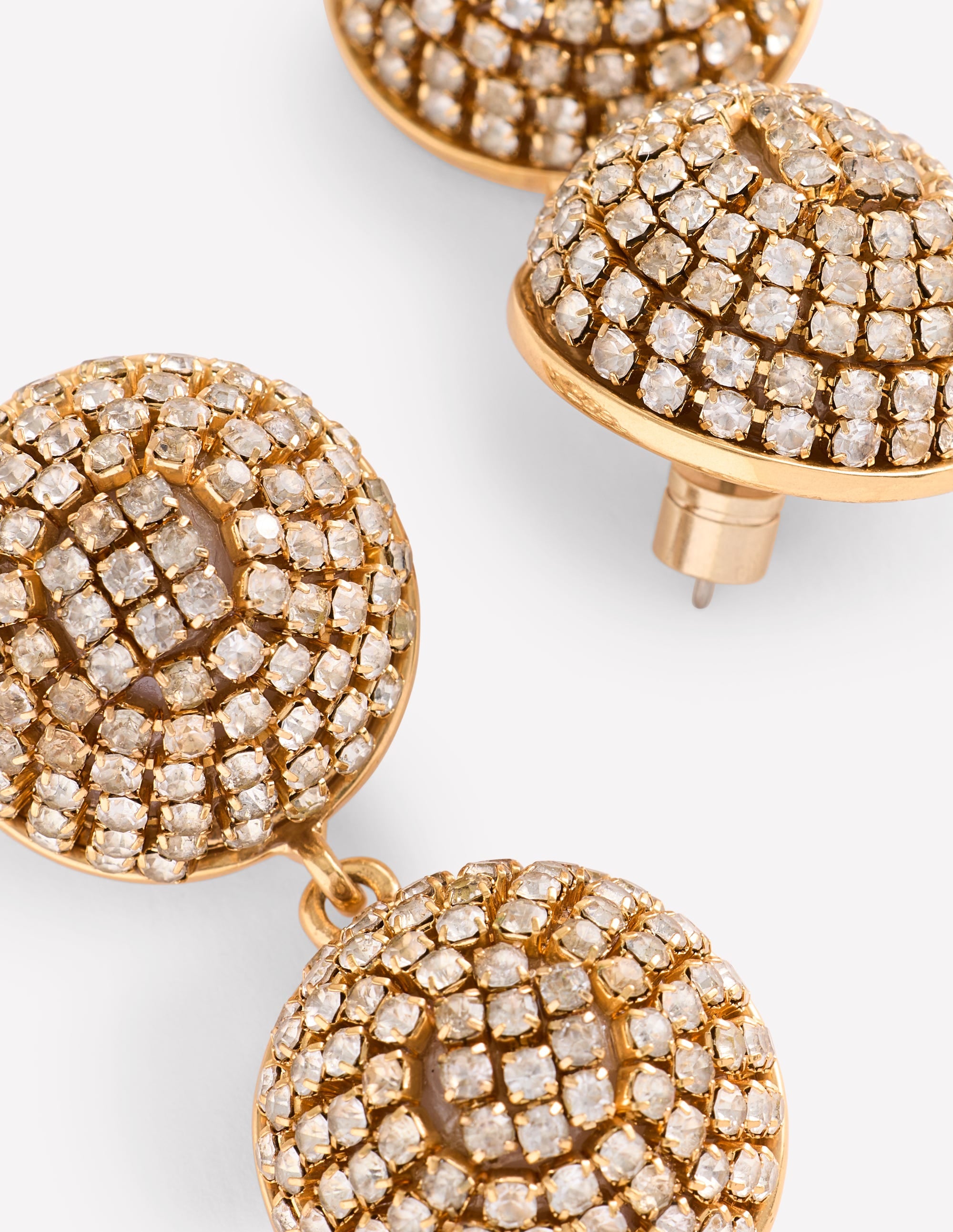  Sparkle Jewel Drop Earrings-Gold、mySite、ashleygrahame