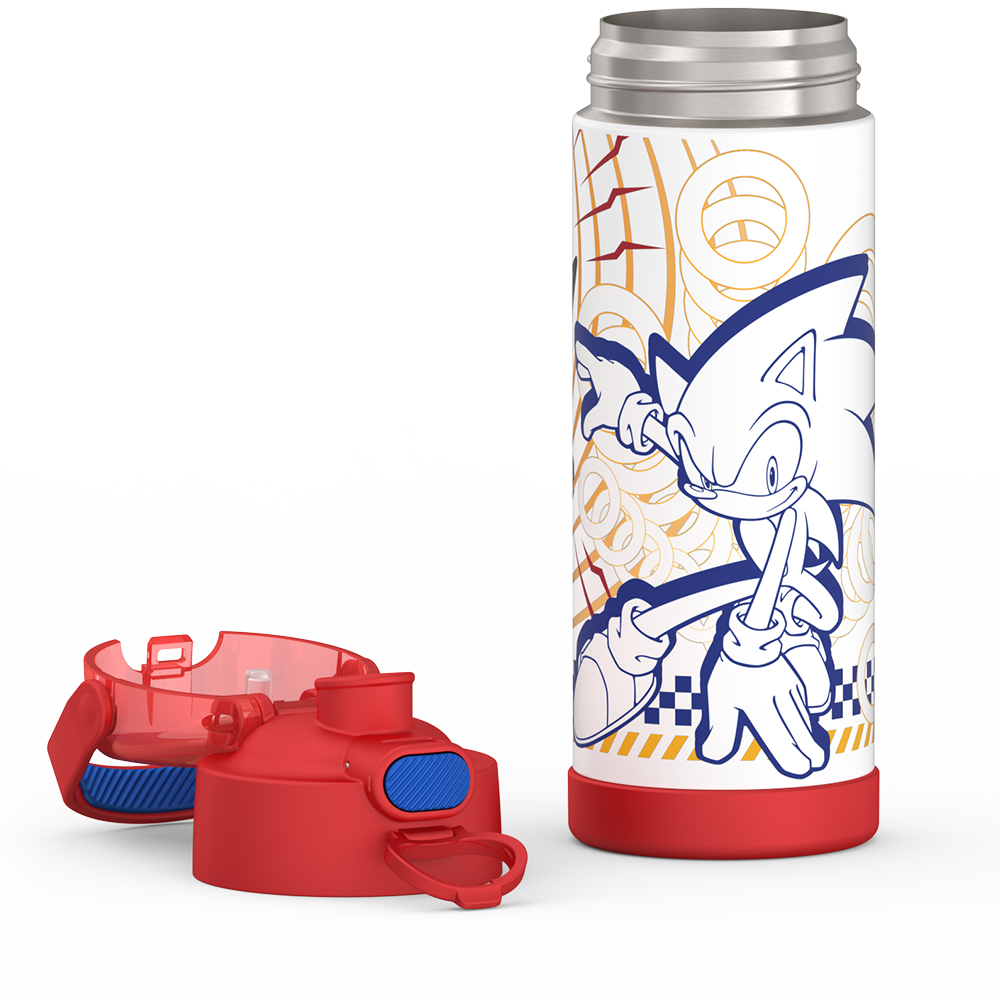 16oz FUNTAINER® WATER BOTTLE SONIC THE HEDGEHOG™、mySite、noshort