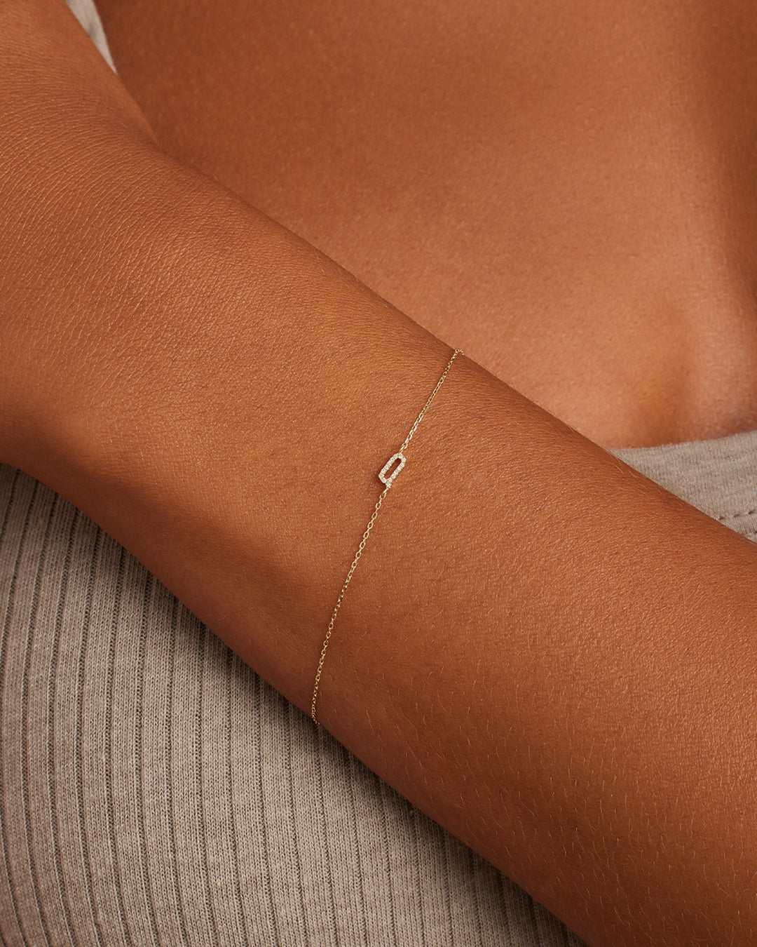 Diamond Pavé Alphabet Bracelet、mySite、hinf8tx79