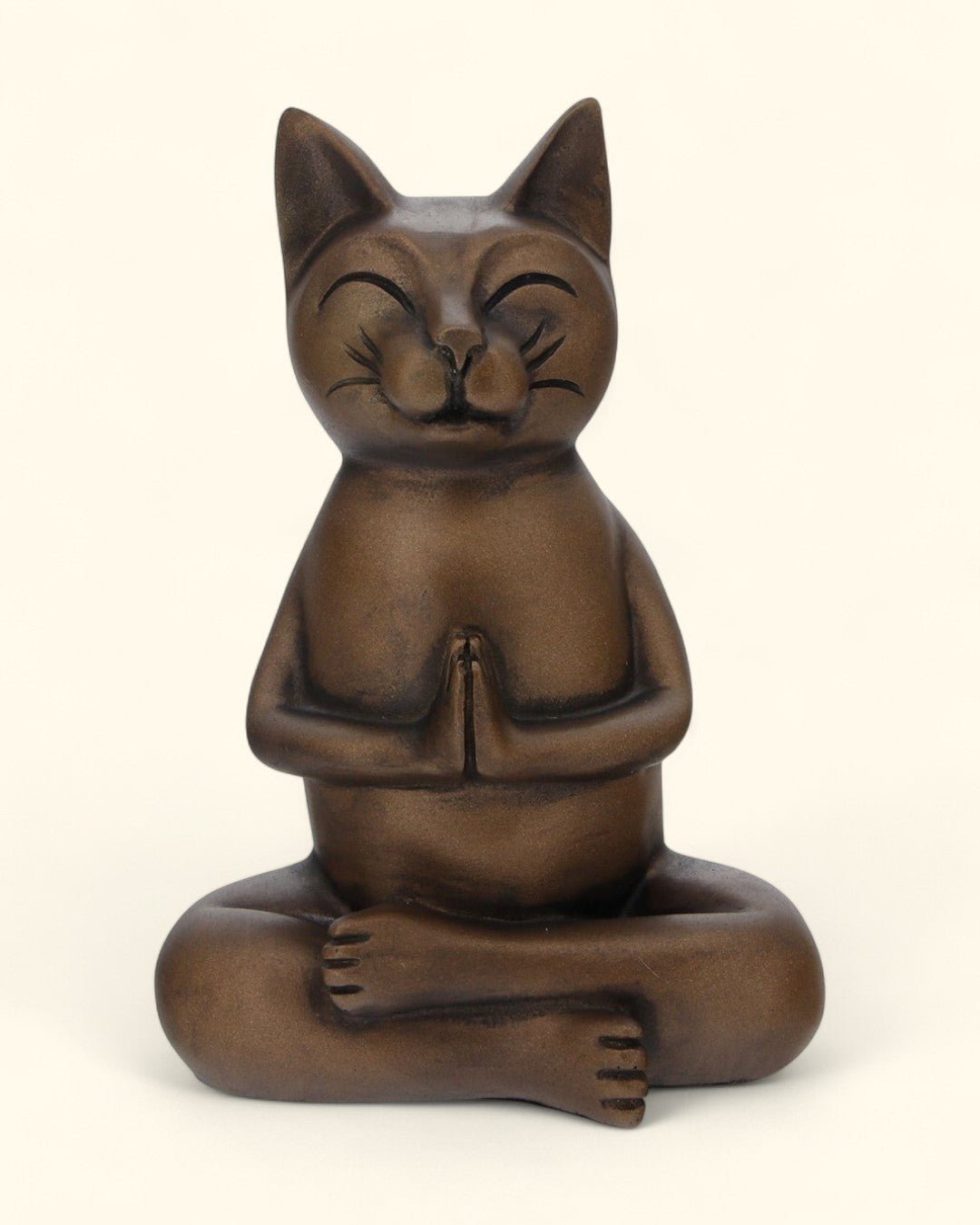 Zen Meditating Namaste Cat Statues、mySite、topwebapps